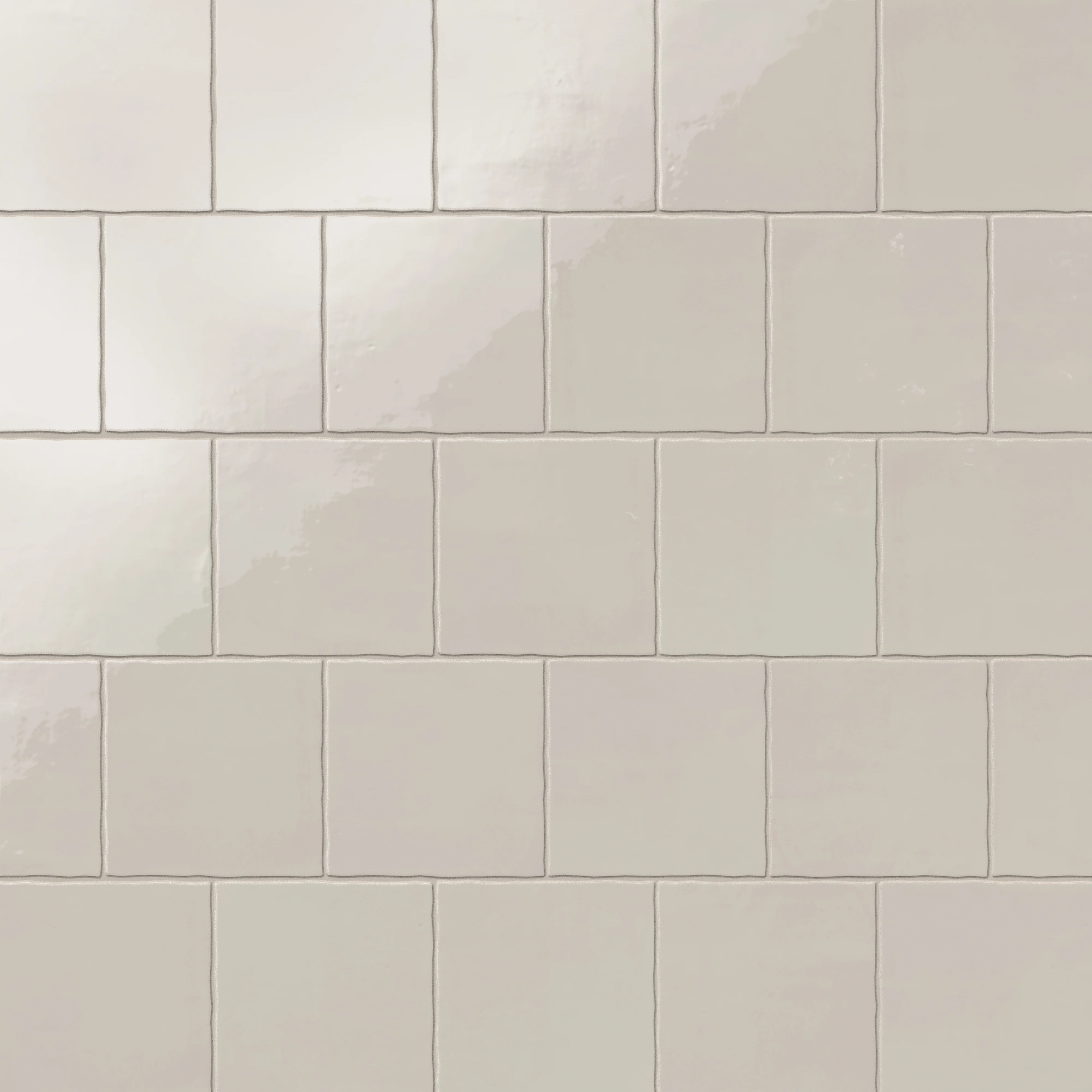 Harper 5x5 Glossy Ceramic Tile in Eggshell - Image 5