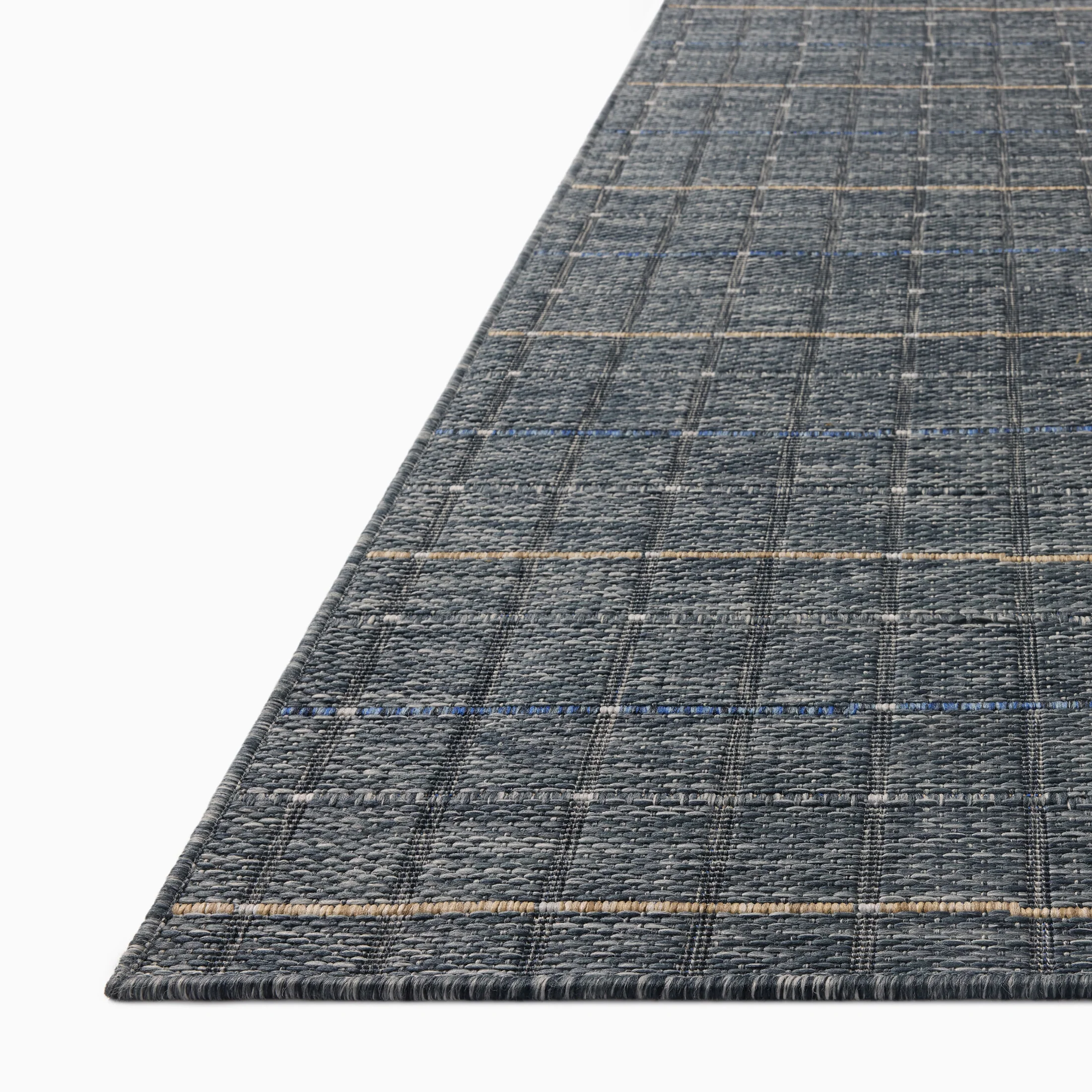 Hemlocke Indoor/Outdoor Rug in Sky / Wheat, 7'10" x 10' - Image 2