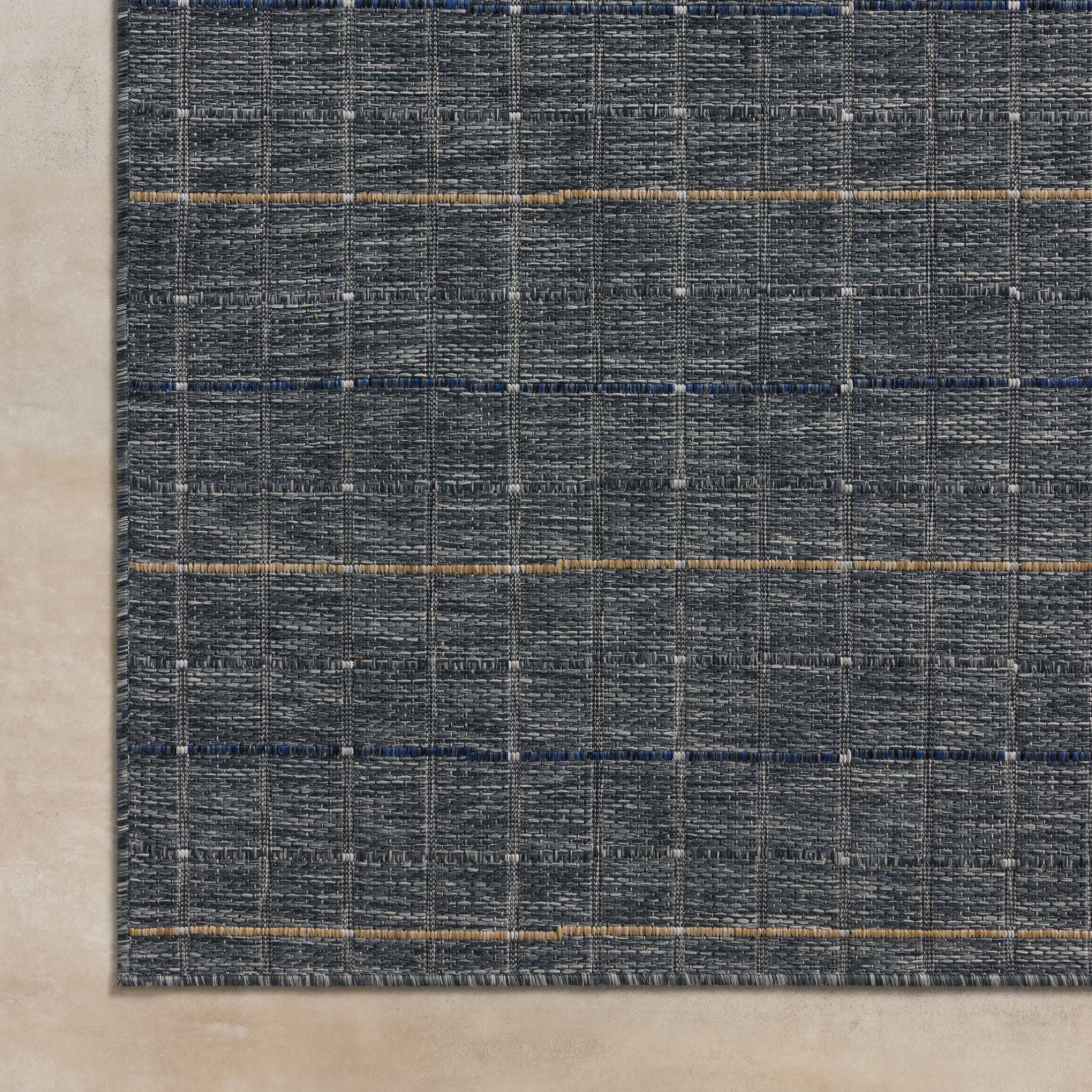Hemlocke Indoor/Outdoor Rug in Sky / Wheat, 7'10" x 10' - Image 3