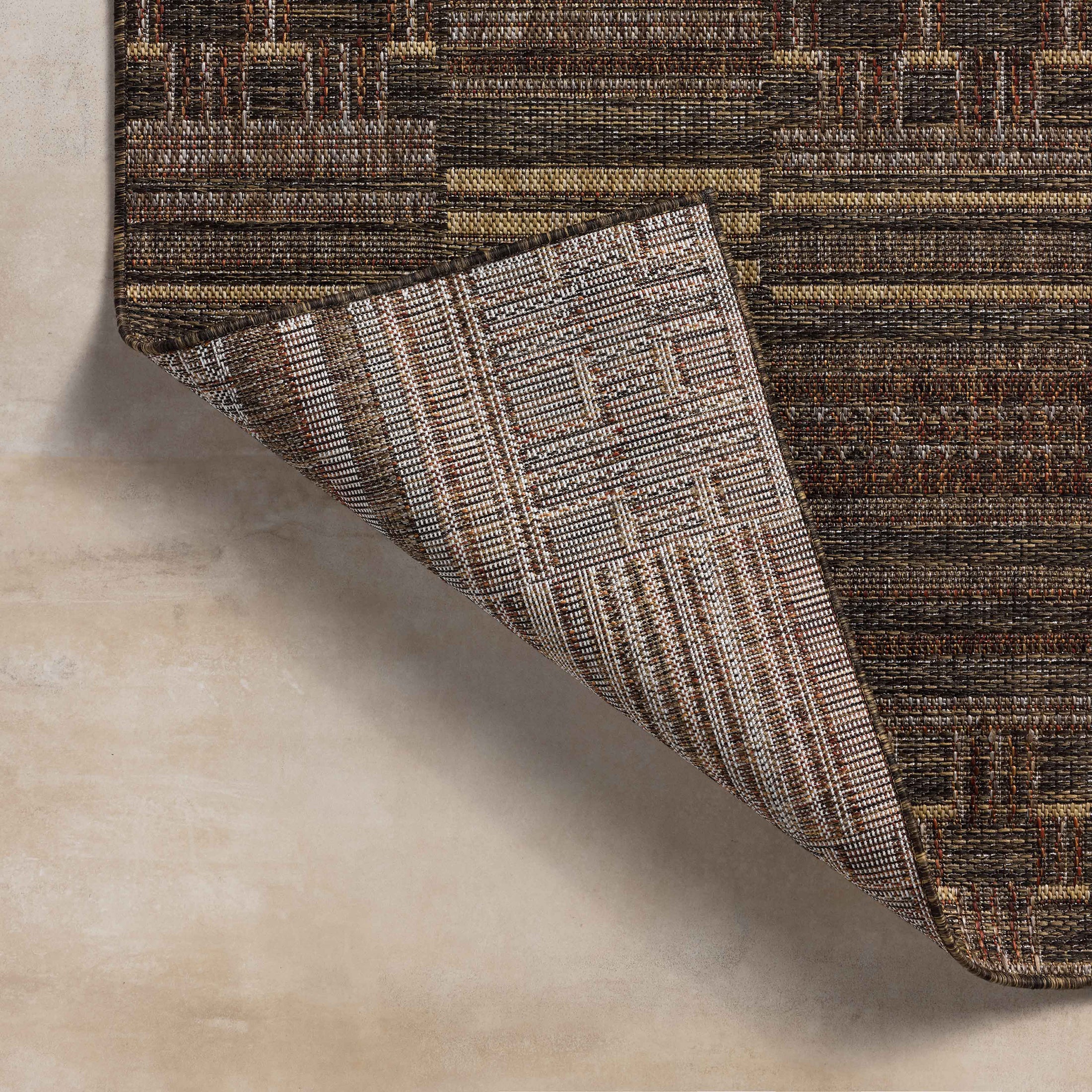 Hemlocke Indoor/Outdoor Rug in Spice / Tobacco, 11'6" x 15' - Image 4
