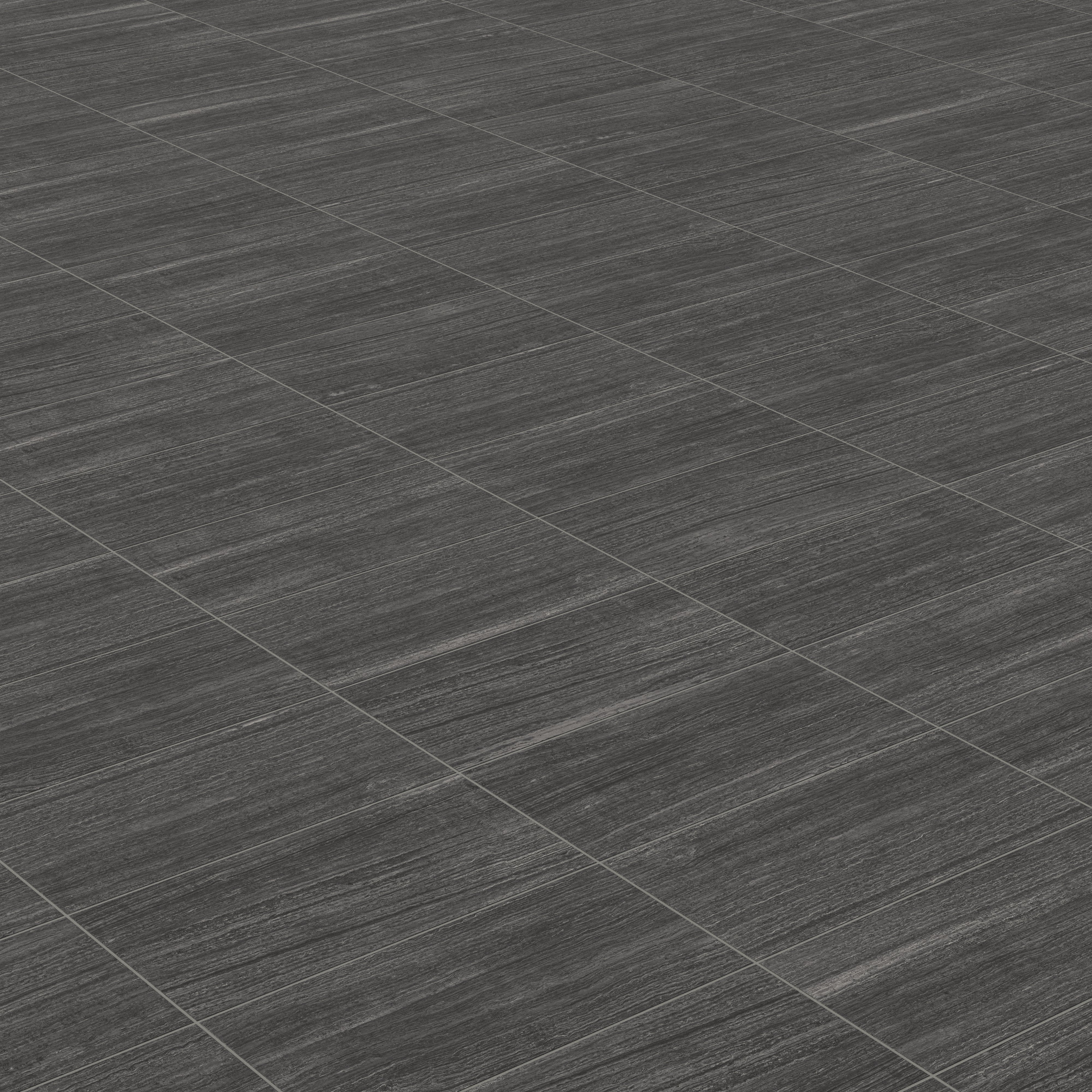 Hendrix 12x24 Matte Porcelain Tile in Coal - Image 4