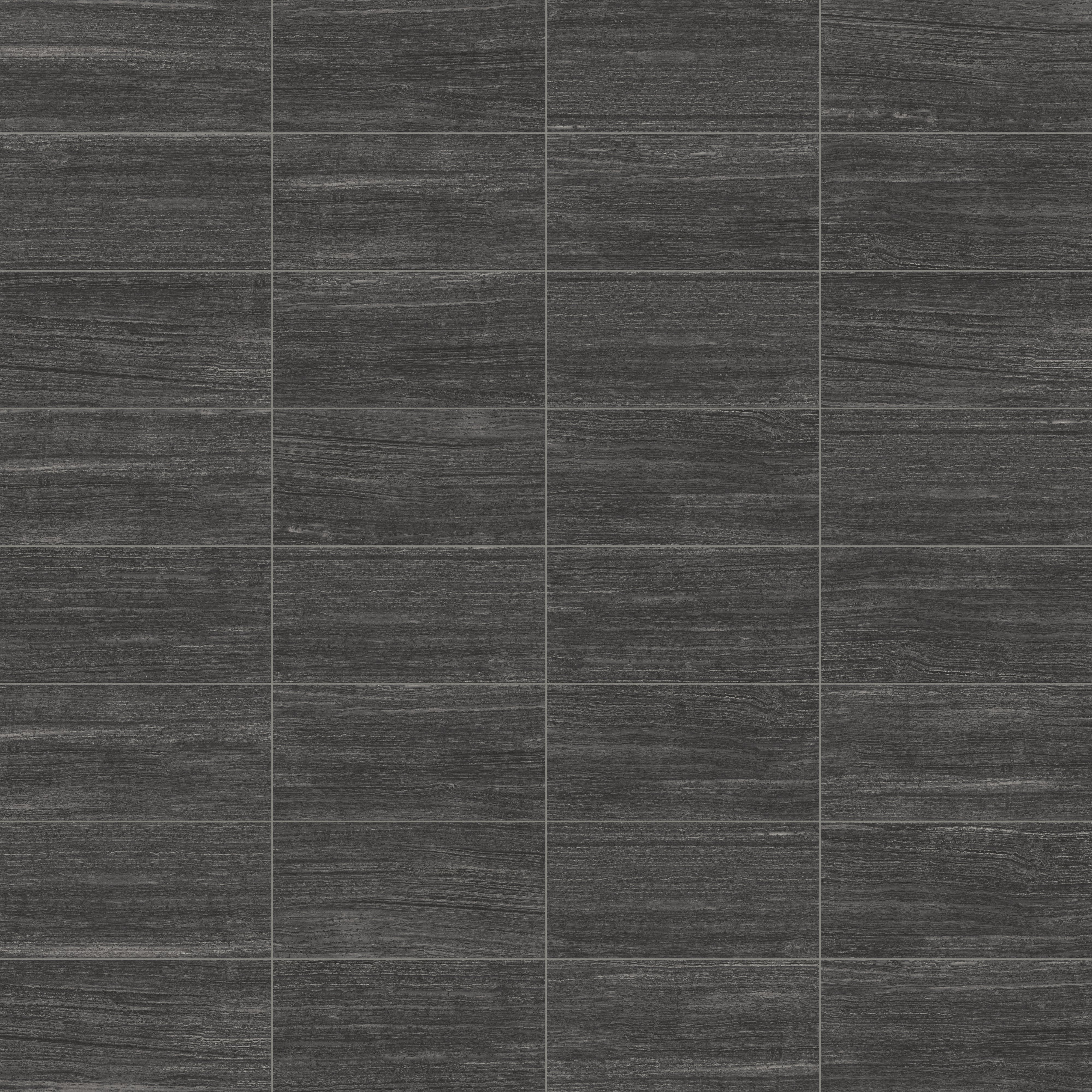 Hendrix 12x24 Matte Porcelain Tile in Coal - Image 5