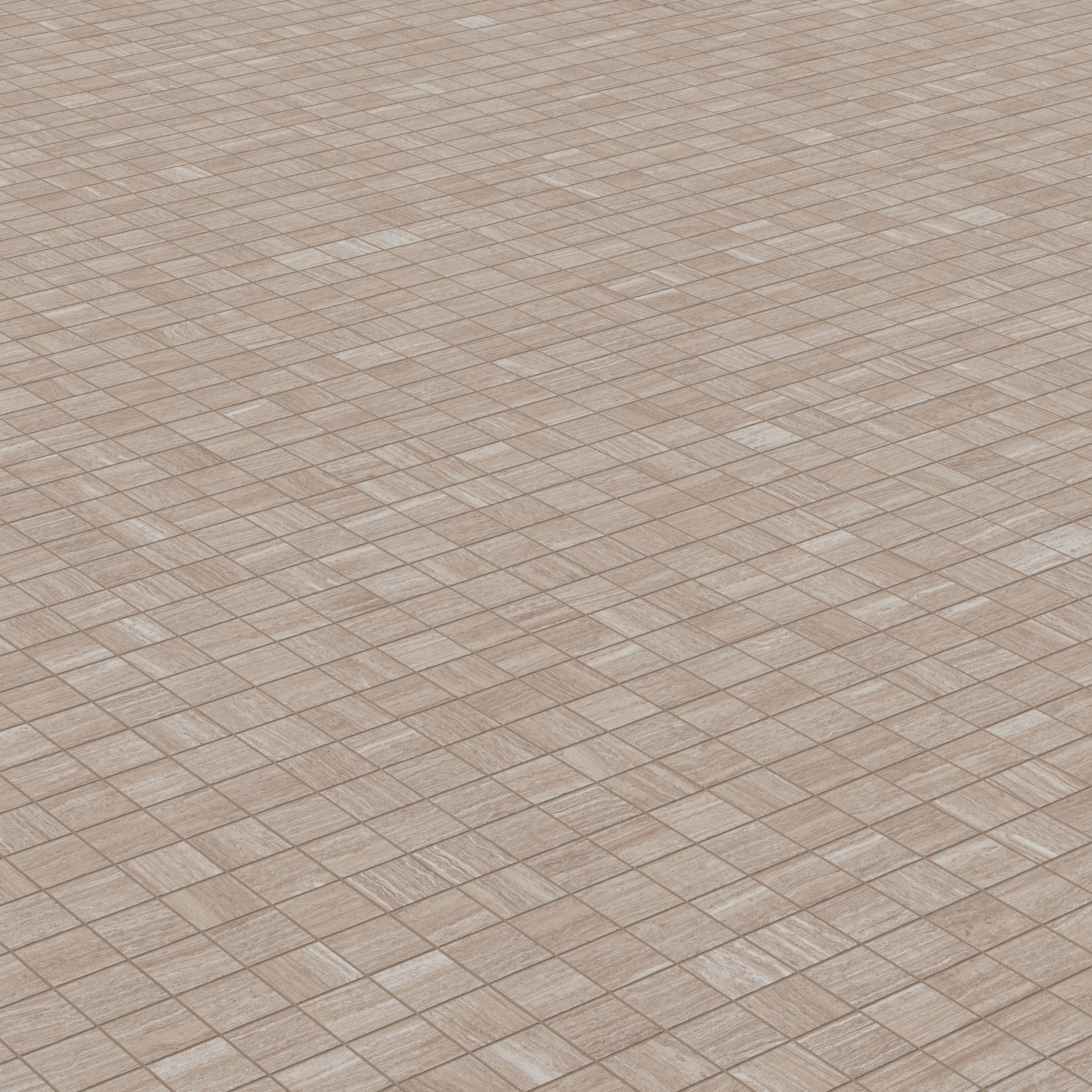Hendrix 2x2 Matte Porcelain Mosaic Tile in Almond - Image 3