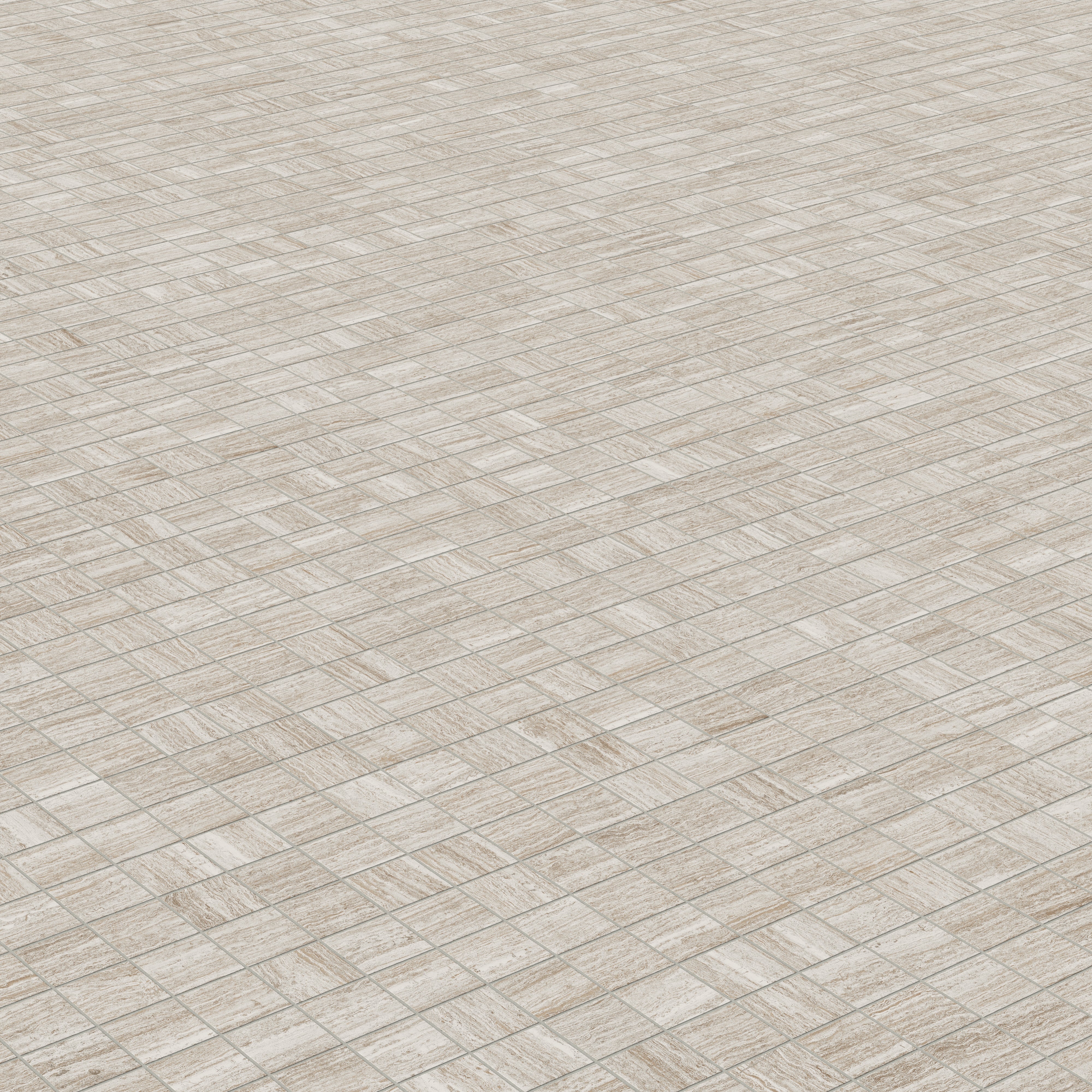 Hendrix 2x2 Matte Porcelain Mosaic Tile in Oat - Image 3