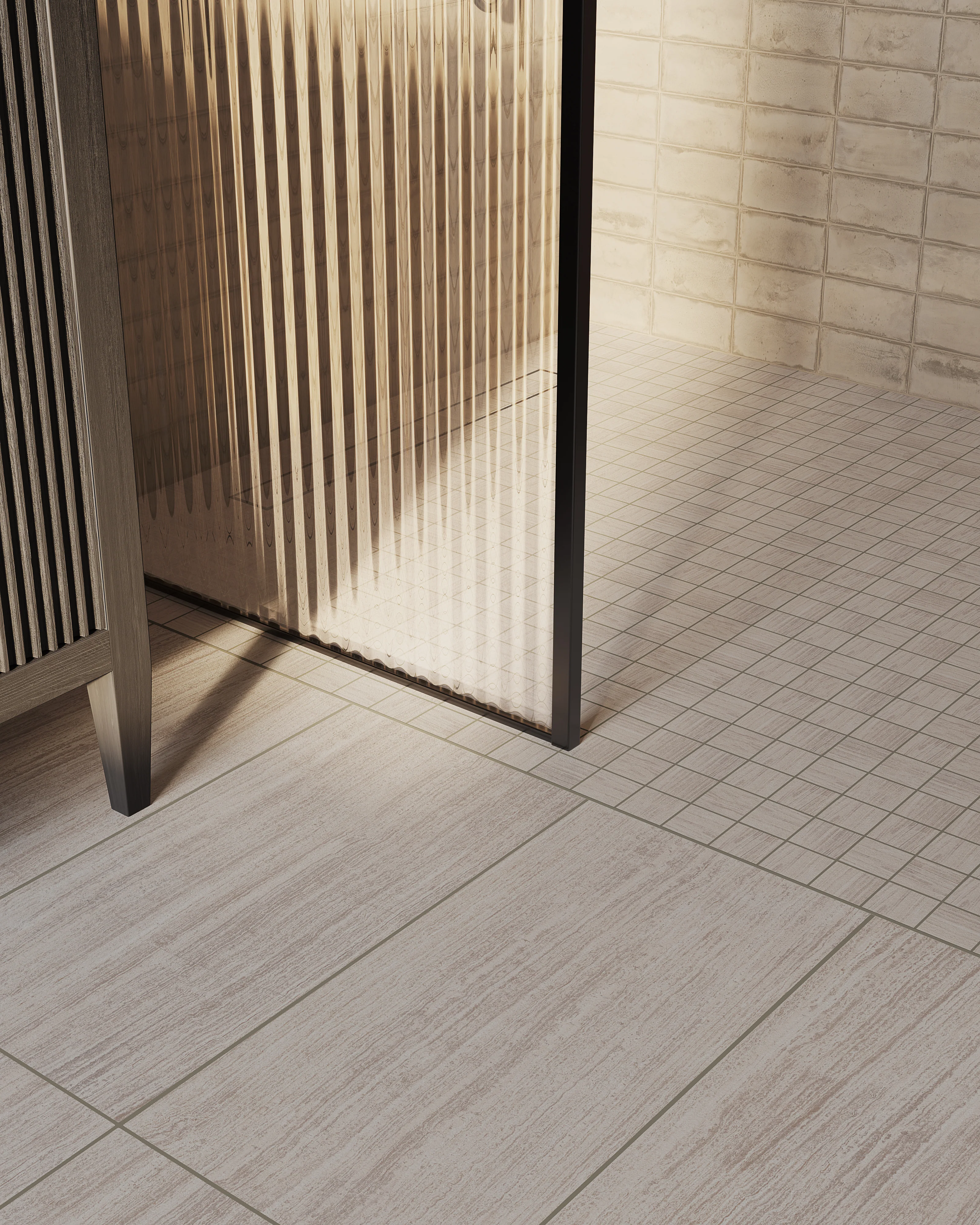 Hendrix 2x2 Matte Porcelain Mosaic Tile in Taupe - Image 6