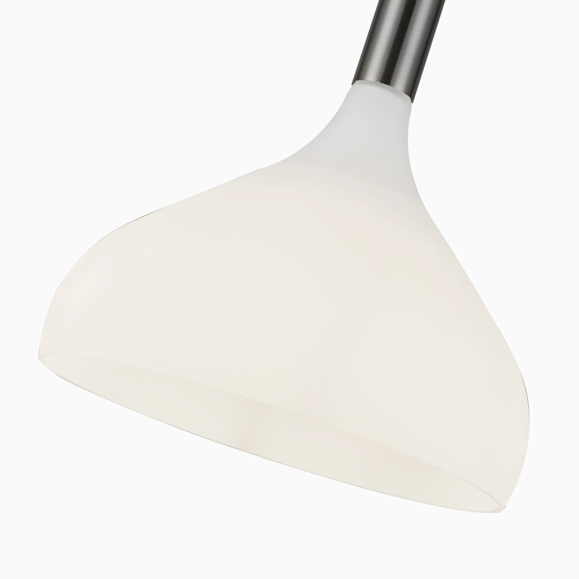 Hopkins 12" 1 Light Pendant in Brushed Nickel/Opal Glass - Image 5