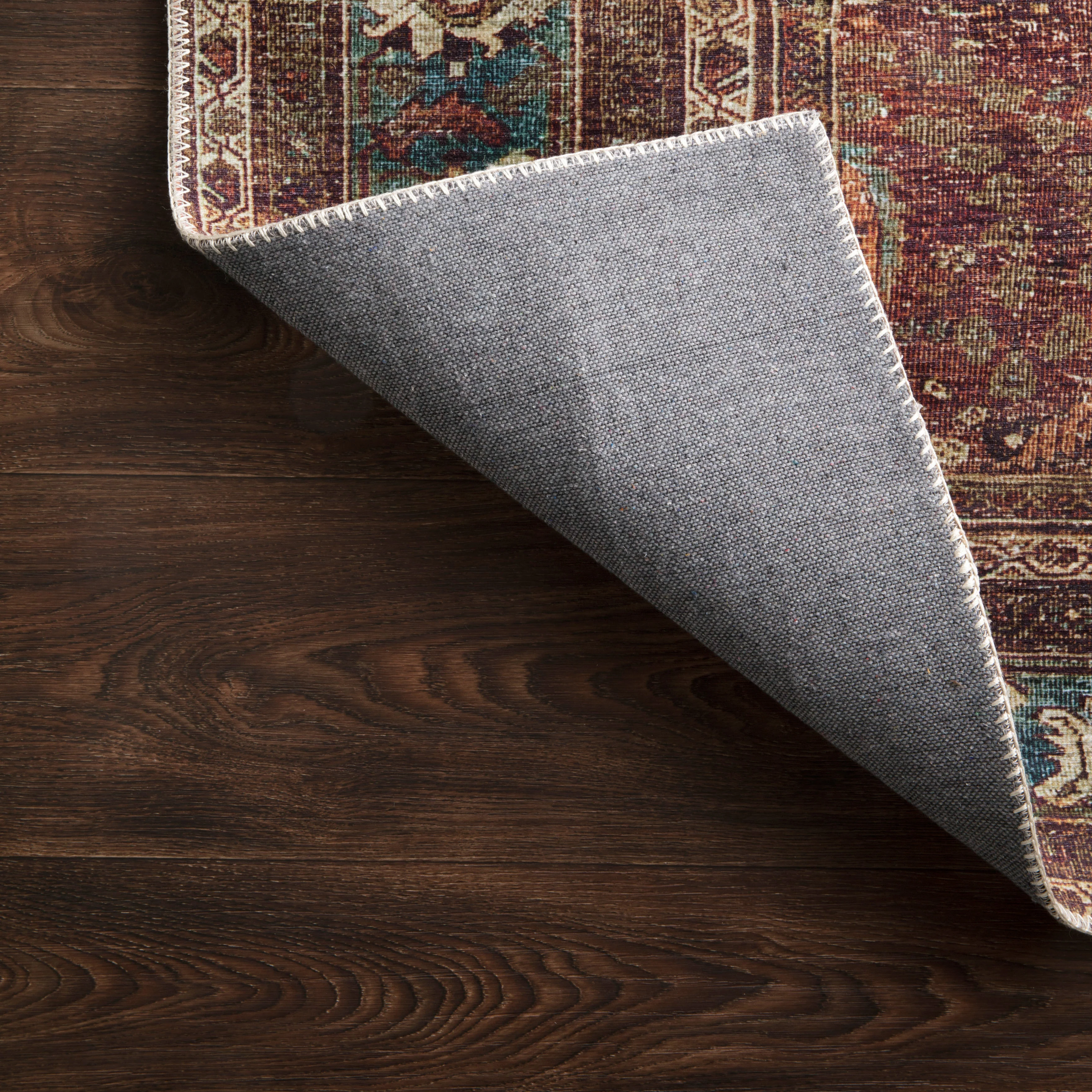Hutchinson Rug in Burgundy / Denim - Image 5