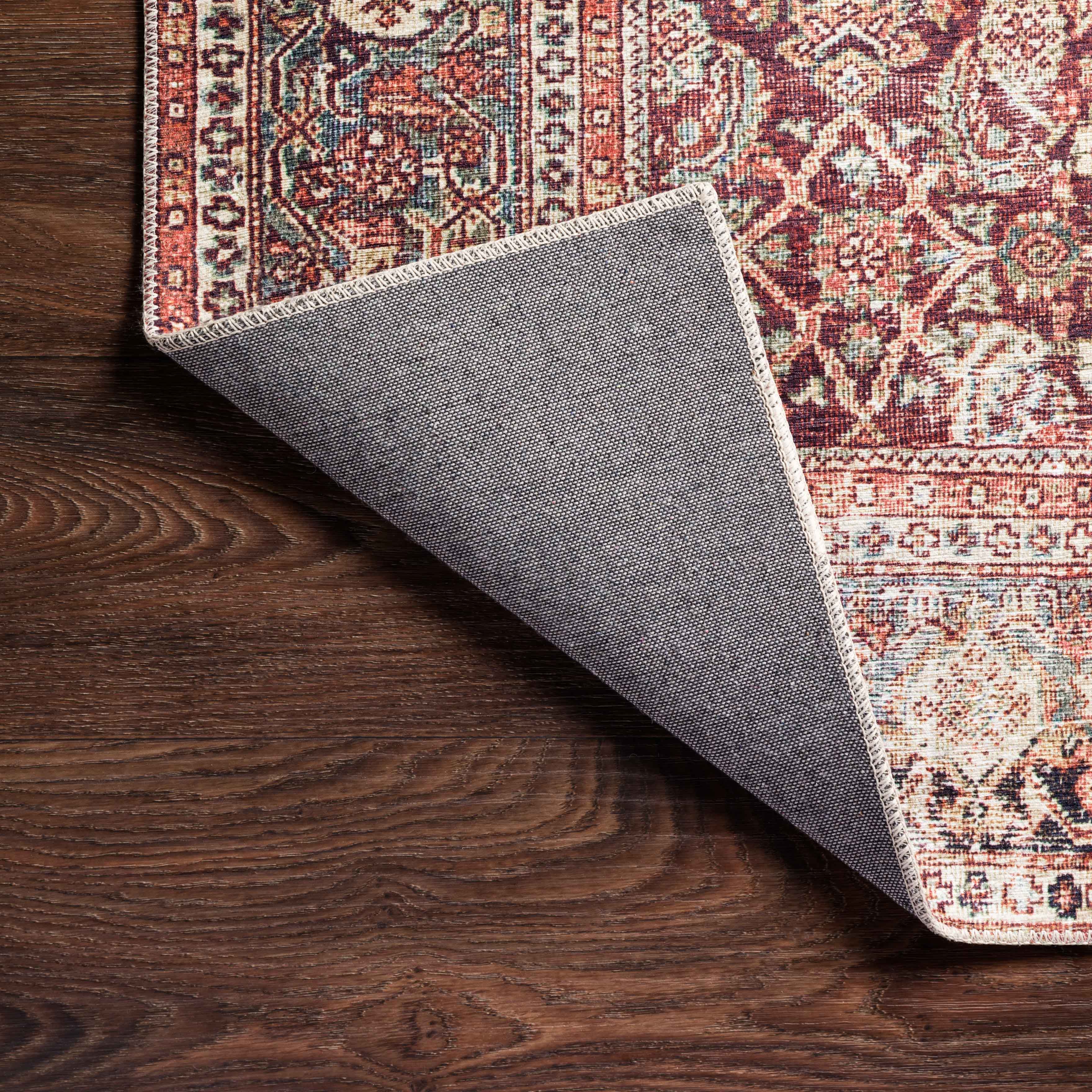 Hutchinson Rug in Burgundy / Khaki - Image 4