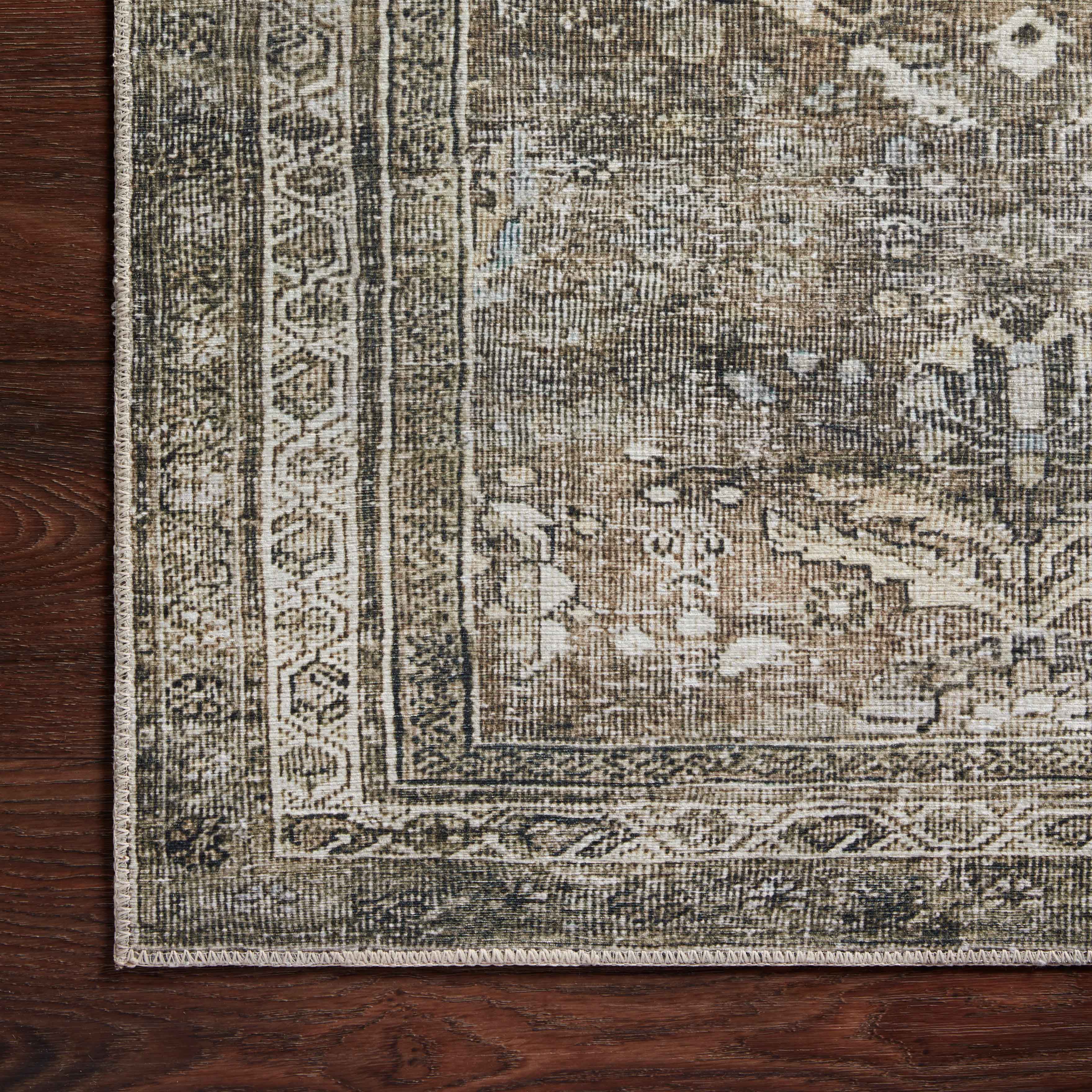 Hutchinson Rug in Graphite / Olive - Image 4