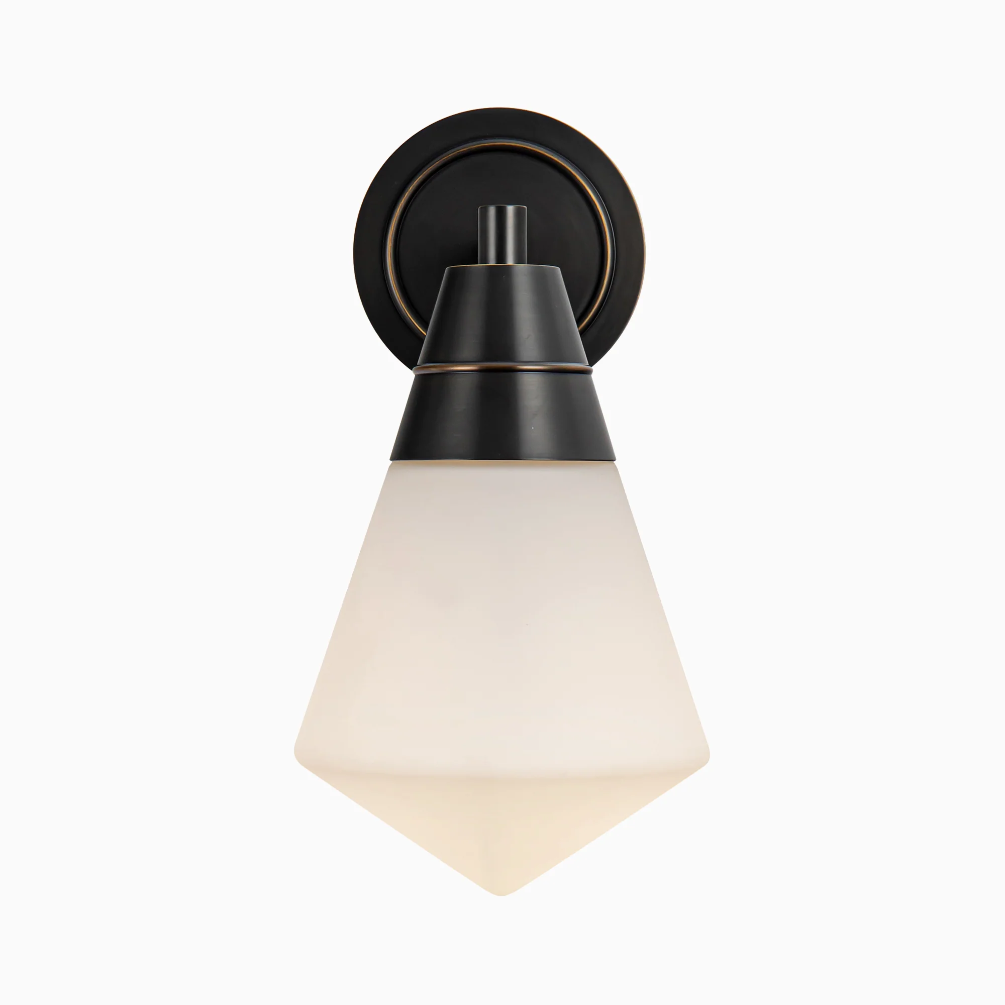 Irene 6" 1 Light Wall/Vanity Light in Urban Bronze/Opal Matte Glass - Image 3