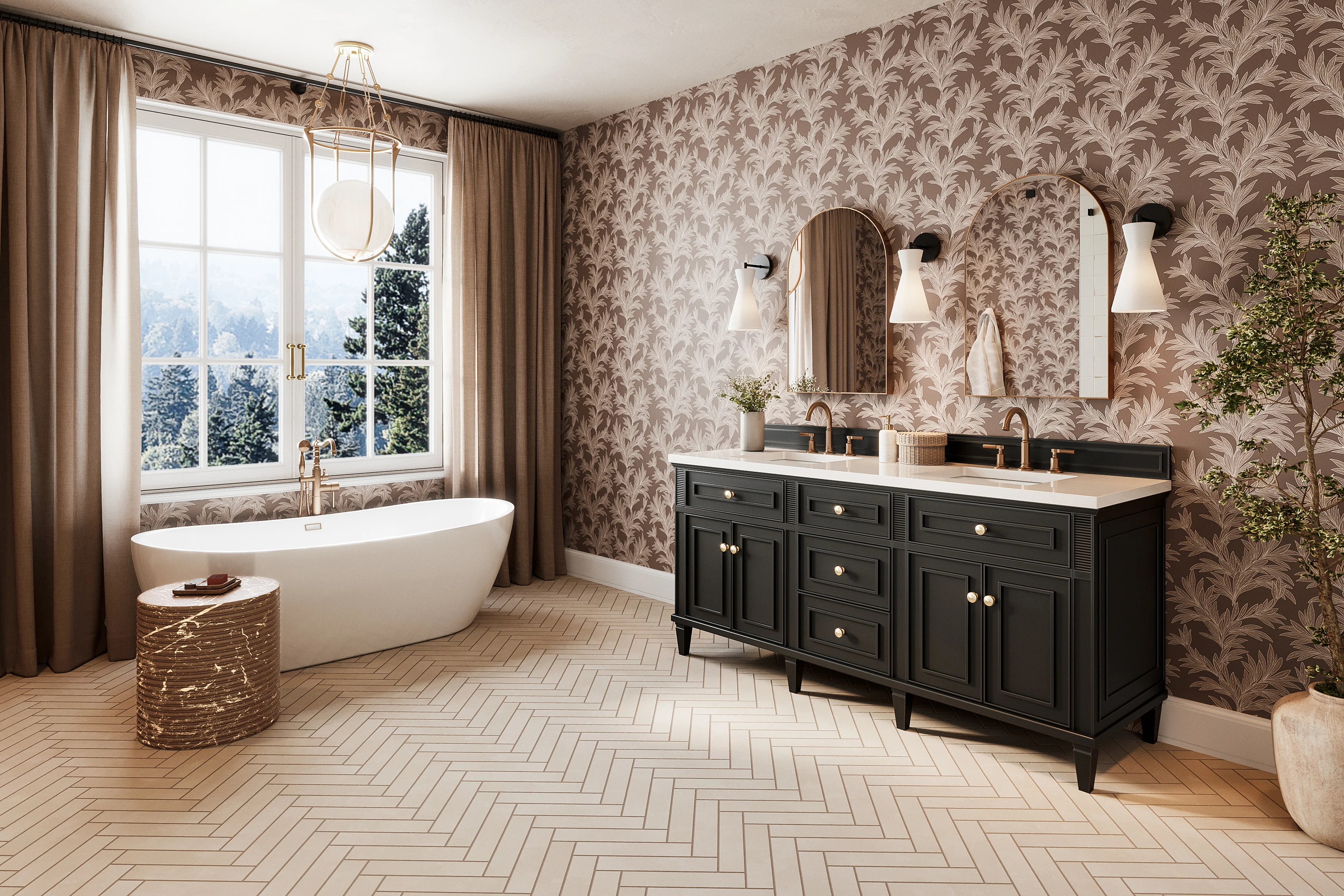 Isabel 2.5x12 Matte Porcelain Tile in Cream - Image 7