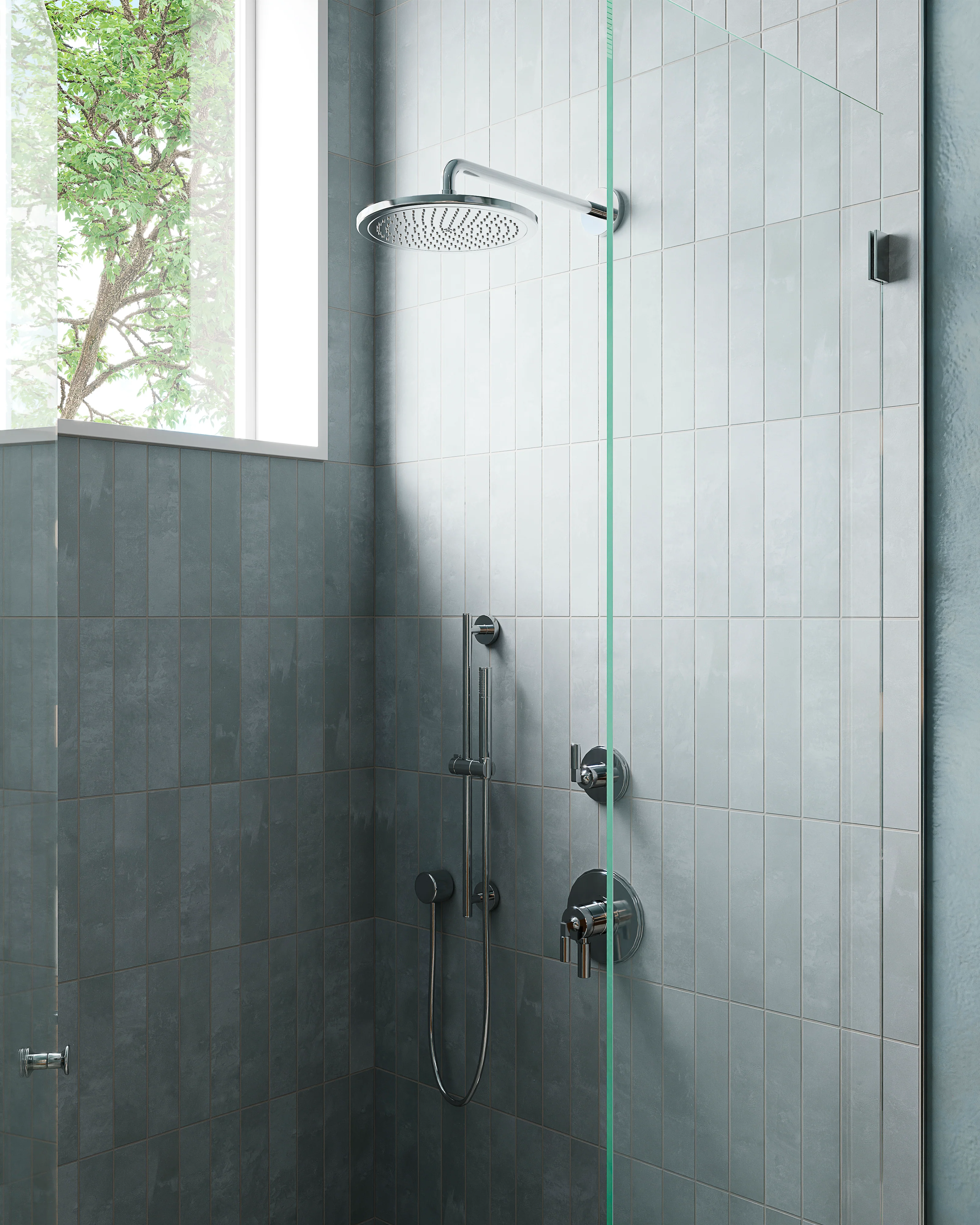Isabel 2.5x12 Matte Porcelain Tile in Slate - Image 2