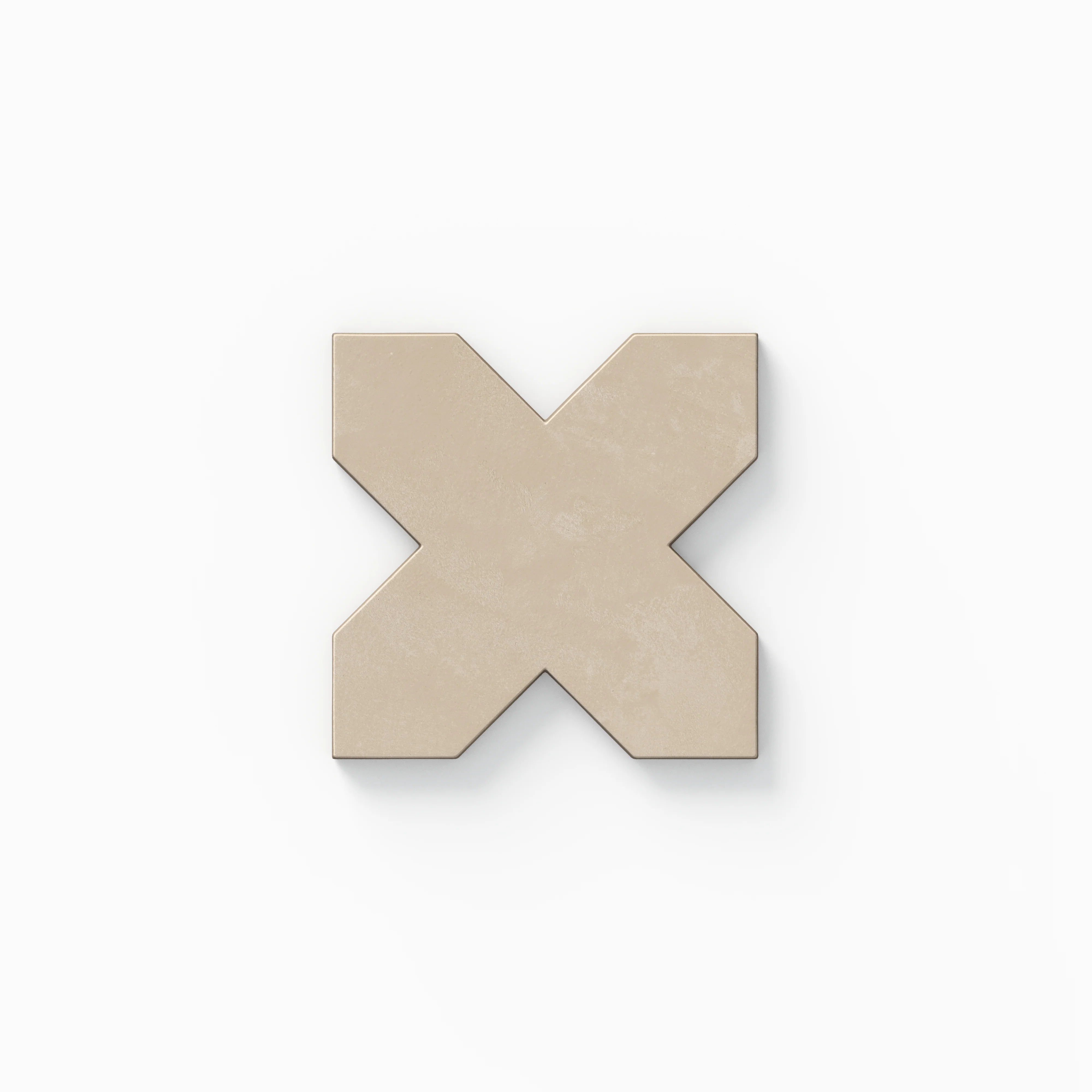 Isabel 5x5 Matte Cross in Almond Mist Sample