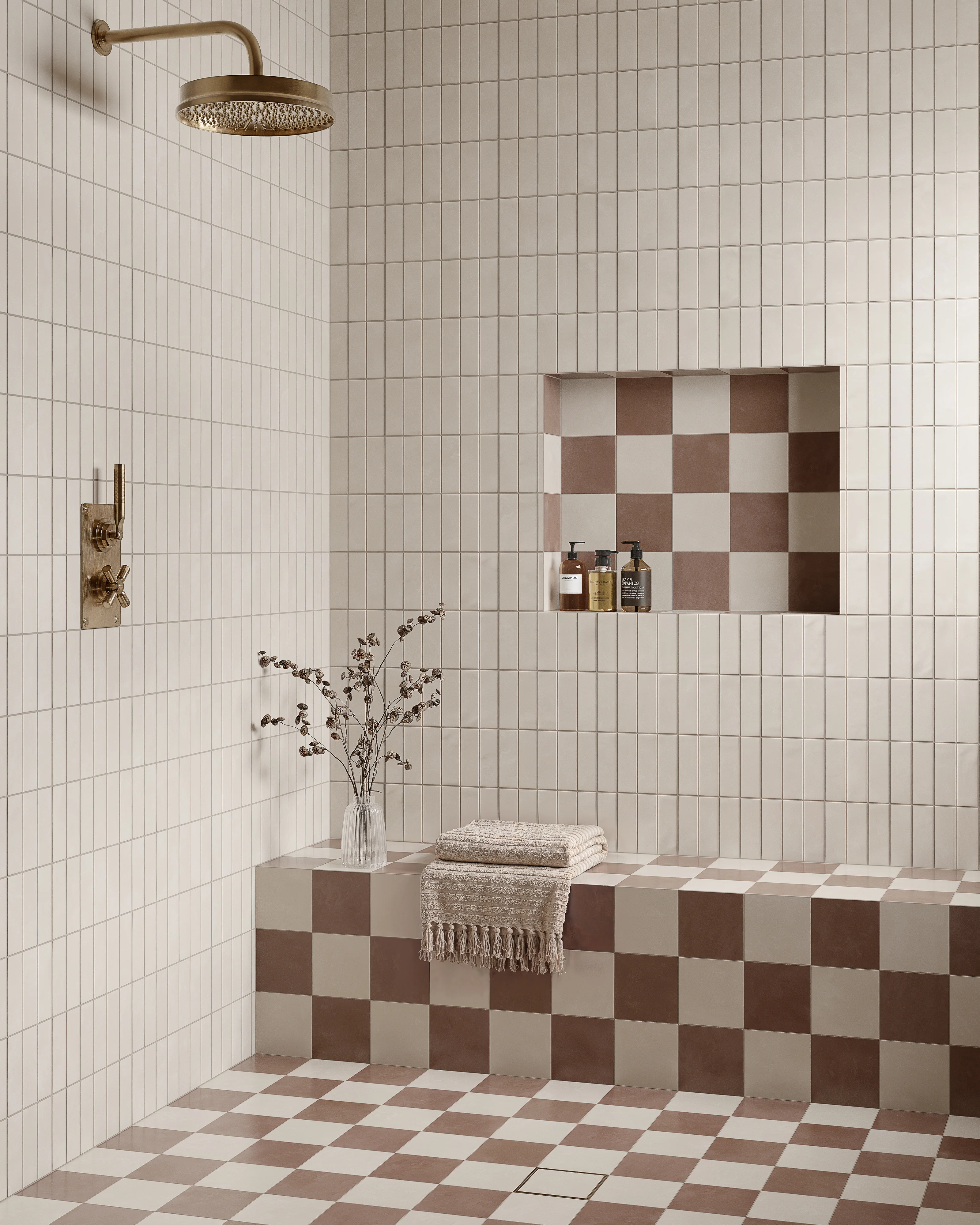 Isabel 6x6 Matte Porcelain Tile in Rust - Image 3