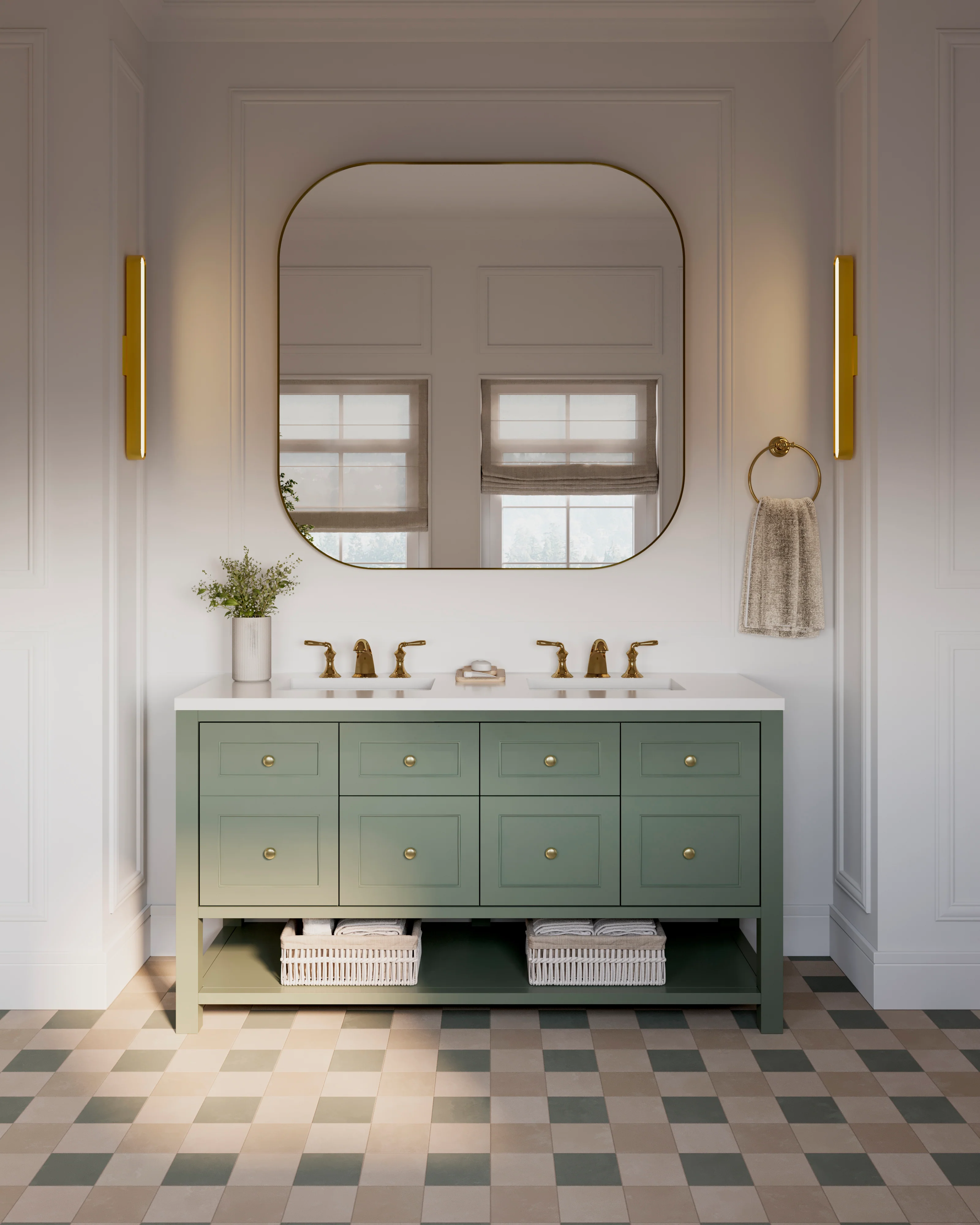 Isabel 6x6 Matte Porcelain Tile in Seasalt - Image 8