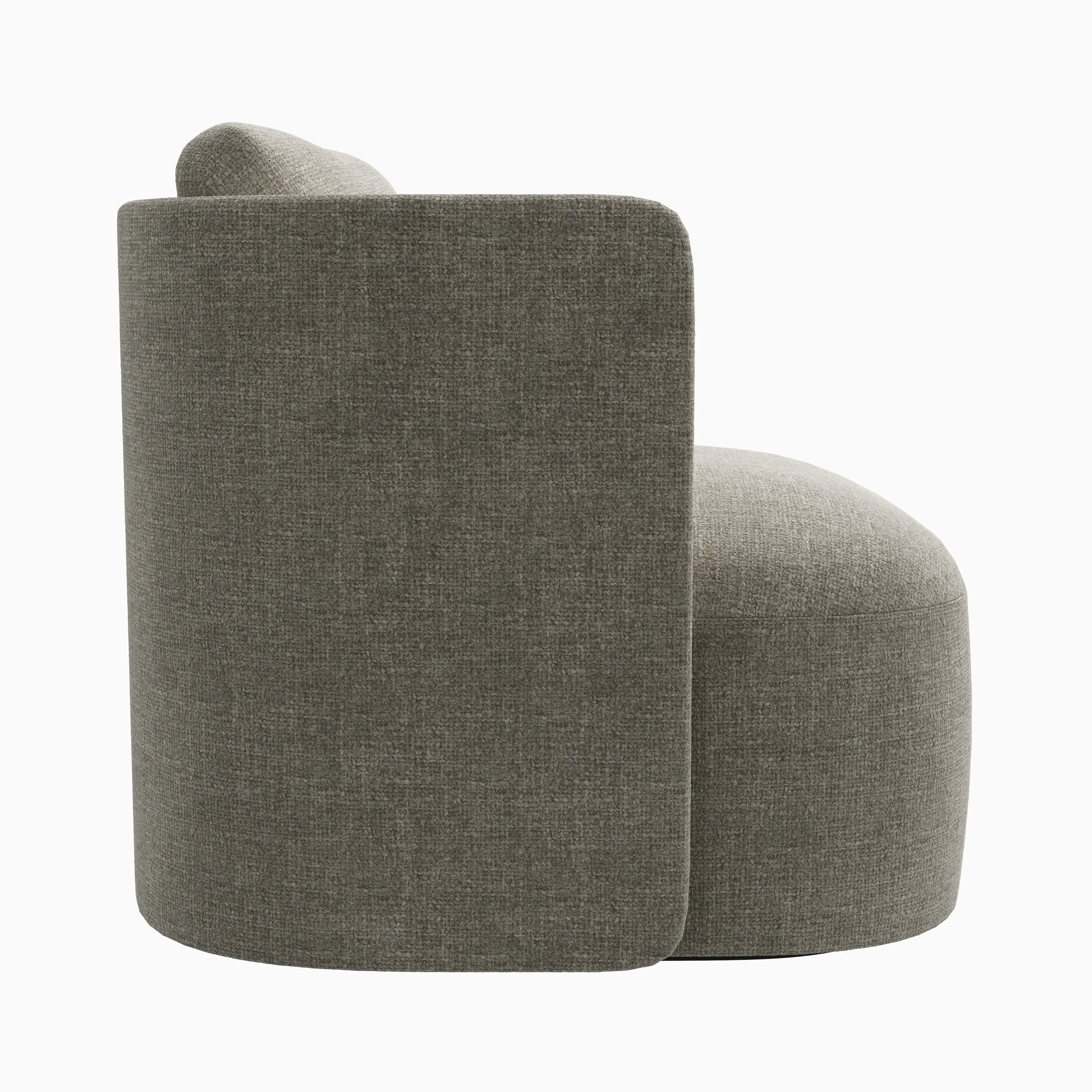 Ivo Swivel Chair in Bone - Image 3