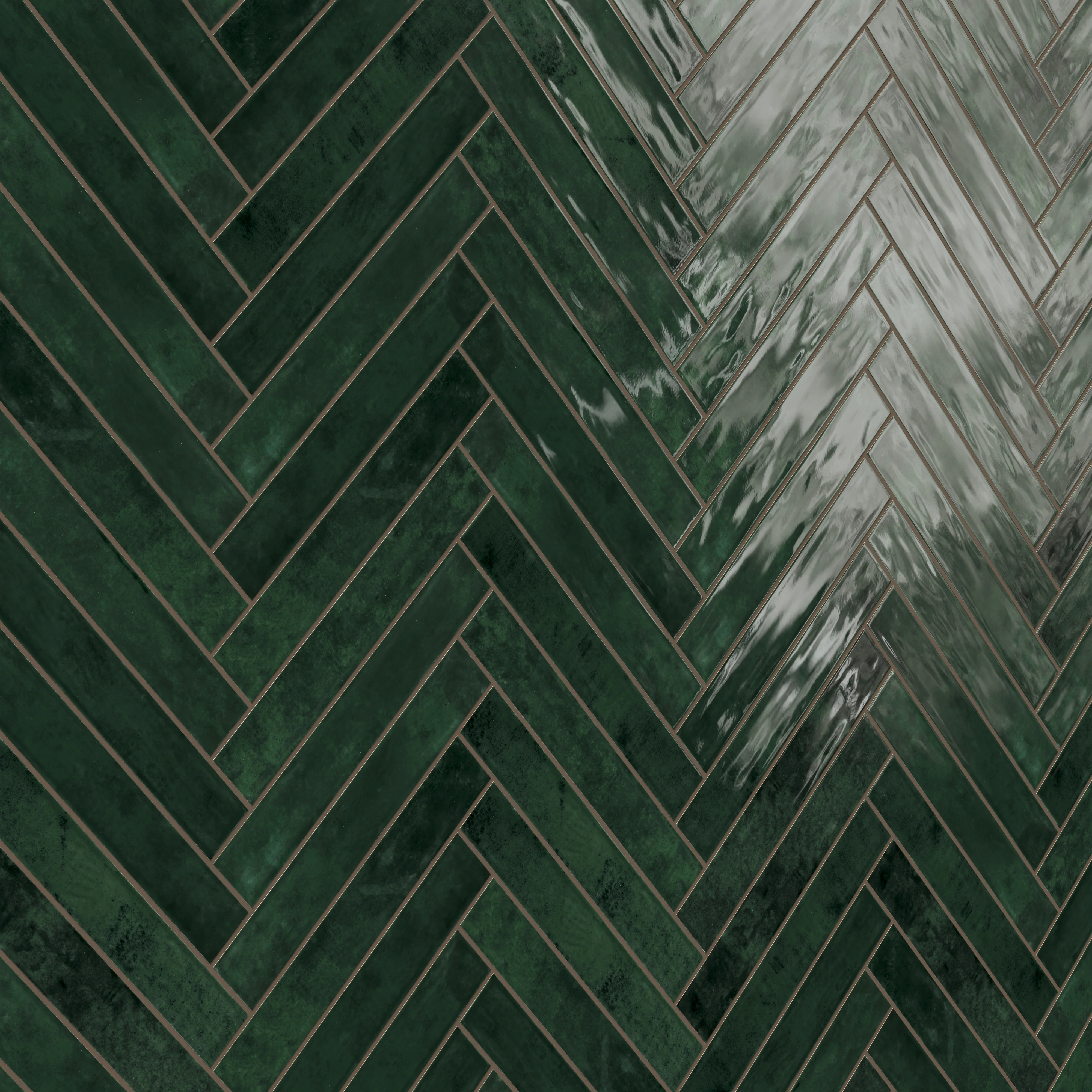 Jaden 2.5x16 Glossy Ceramic Tile in Hunter - Image 11