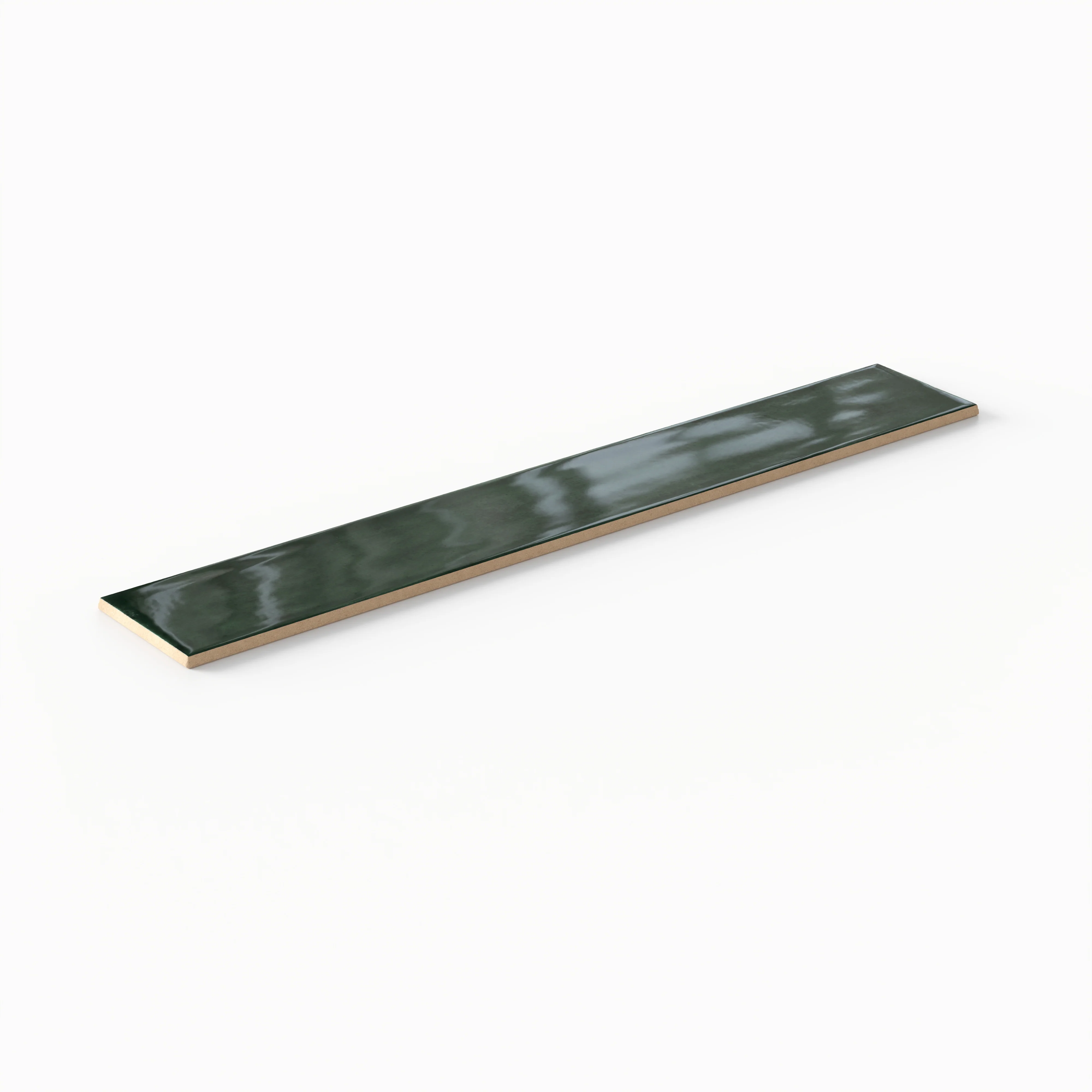 Jaden 2.5x16 Glossy Ceramic Tile in Hunter - Image 4