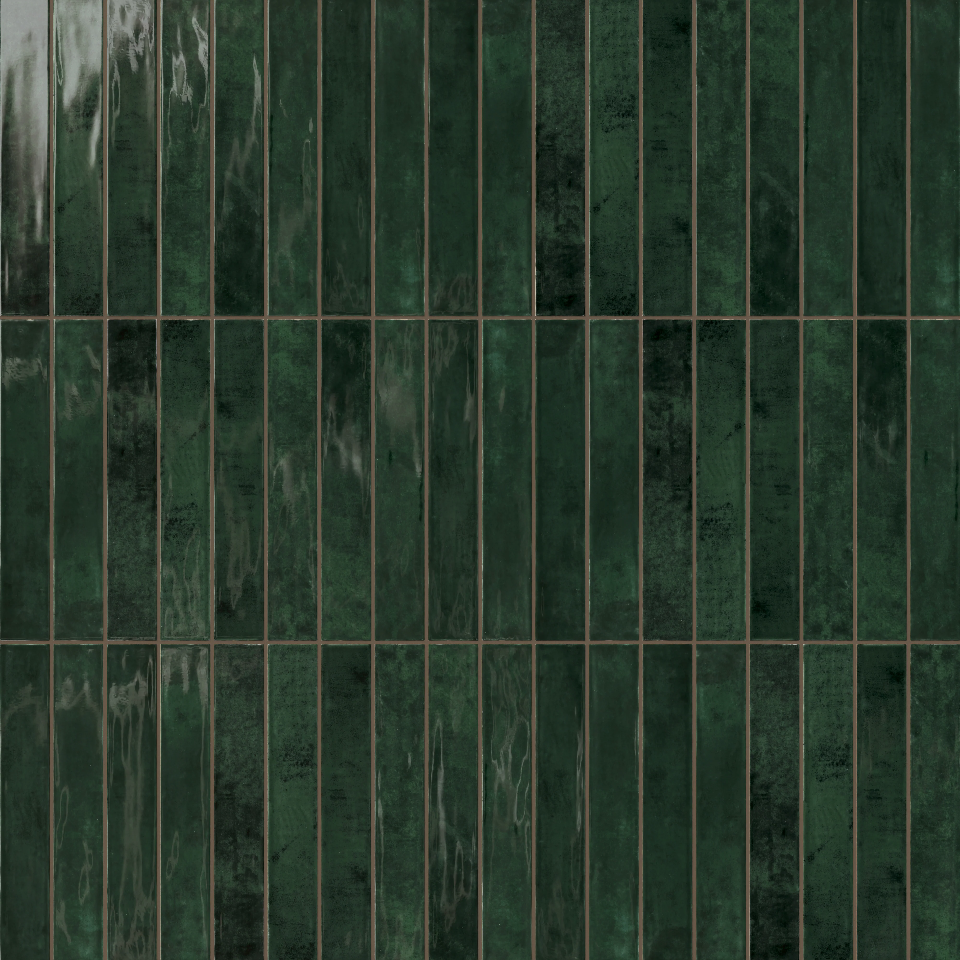 Jaden 2.5x16 Glossy Ceramic Tile in Hunter - Image 6