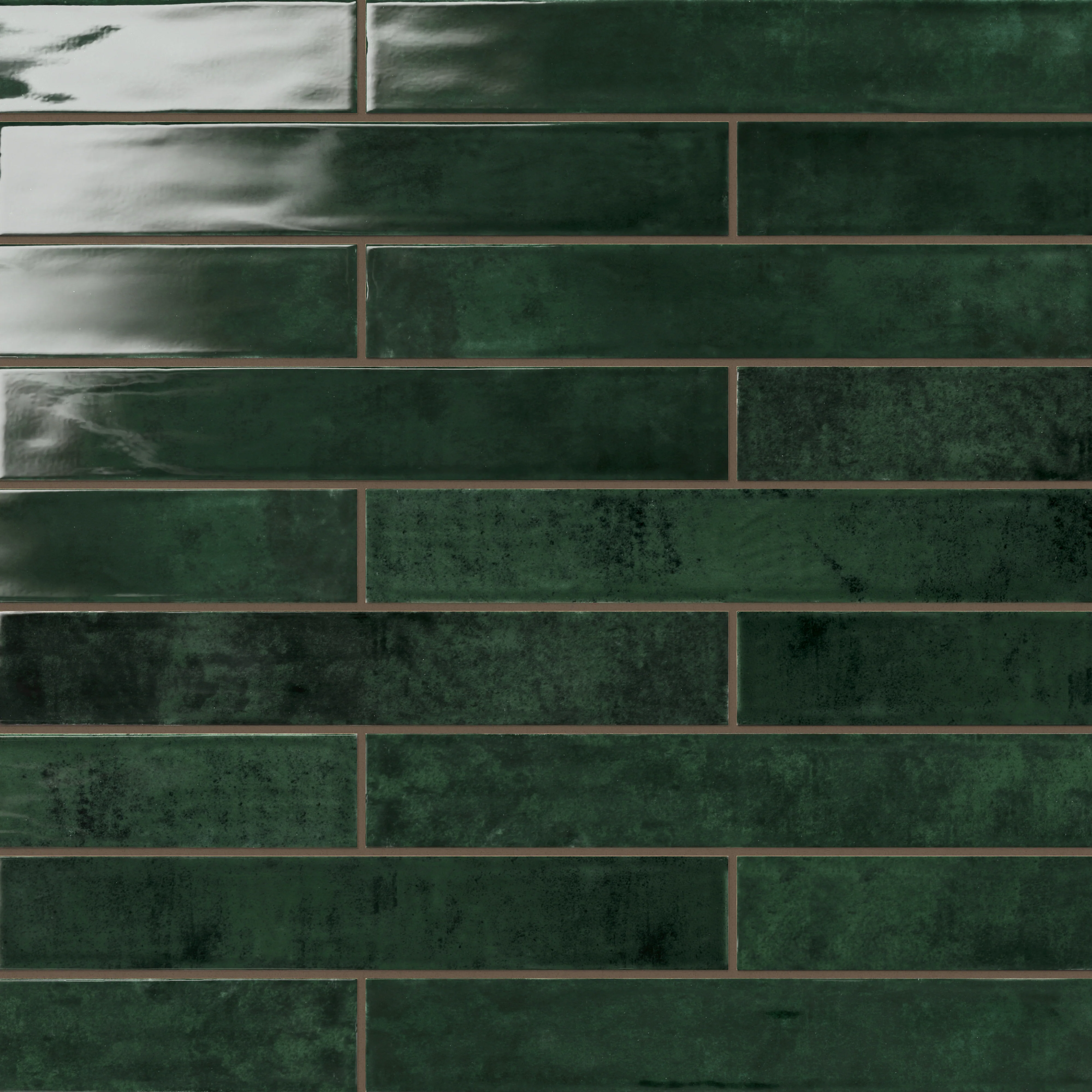 Jaden 2.5x16 Glossy Ceramic Tile in Hunter - Image 7