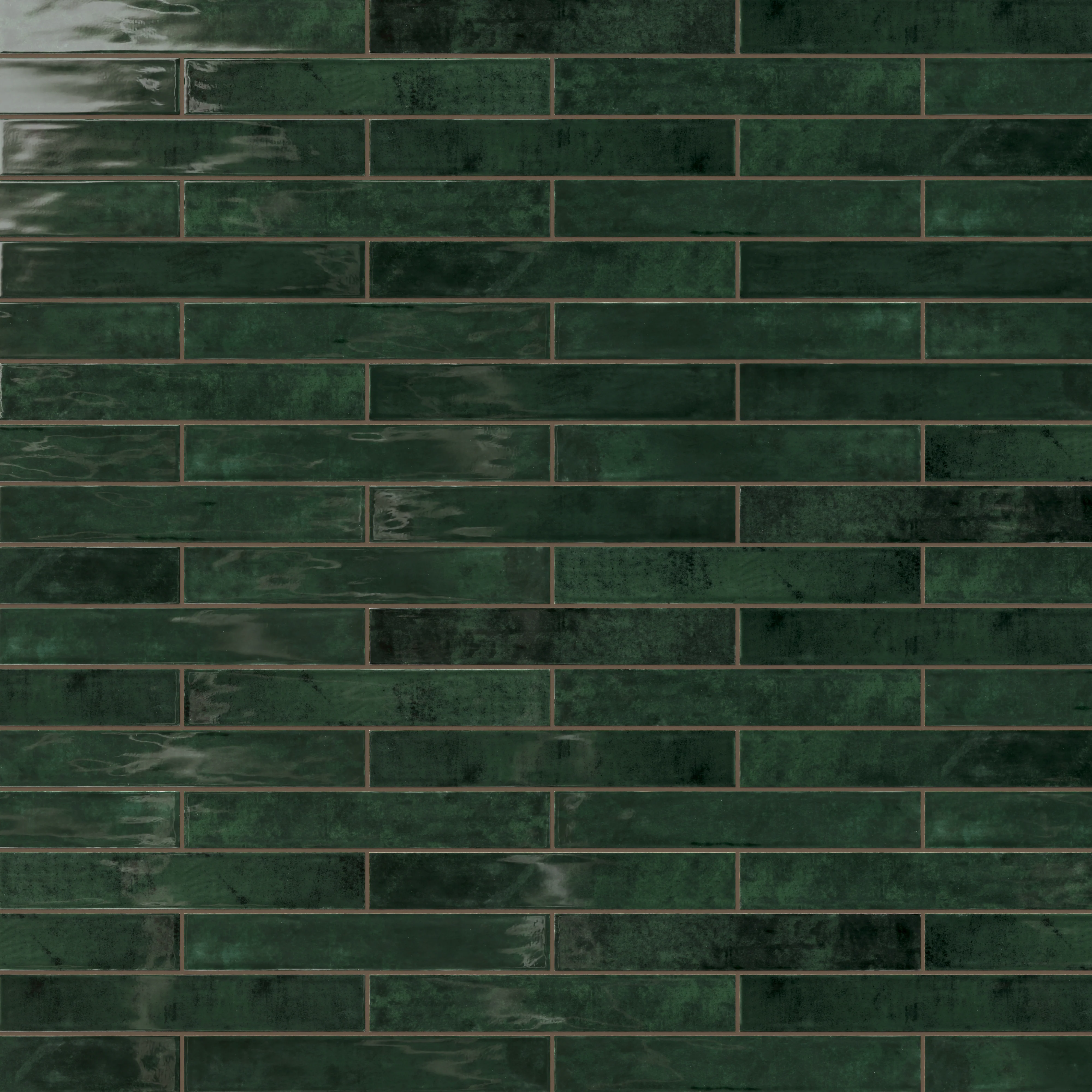 Jaden 2.5x16 Glossy Ceramic Tile in Hunter - Image 9