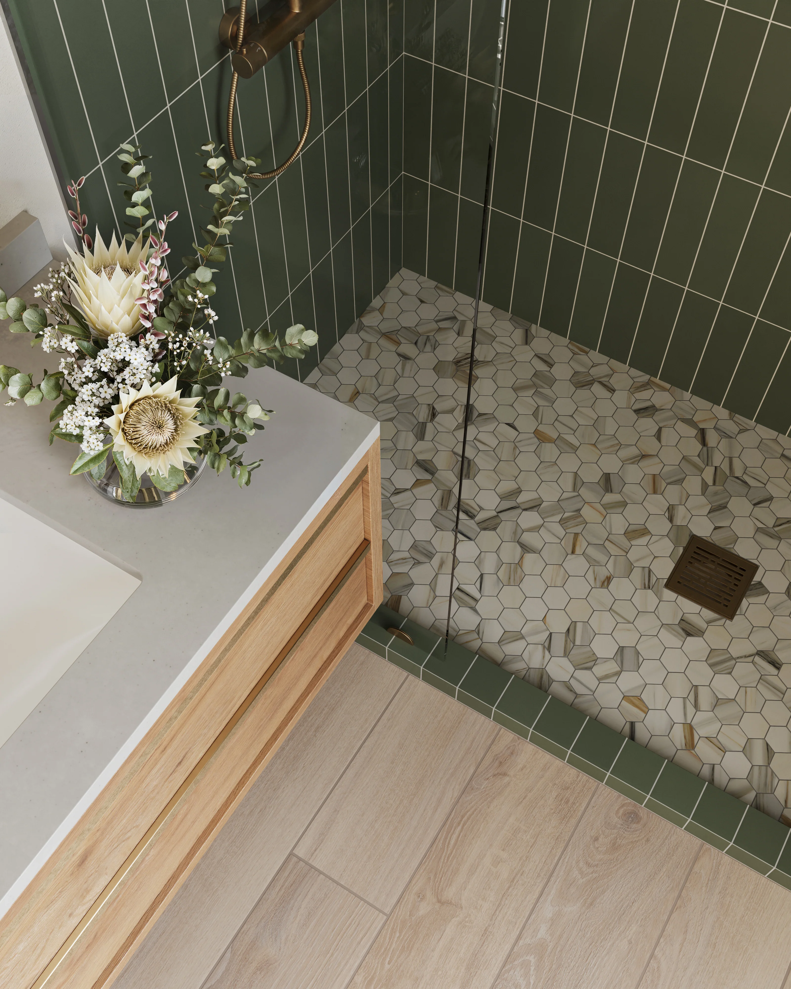 Jameson 8x48 Matte Porcelain Tile in Latte - Image 14