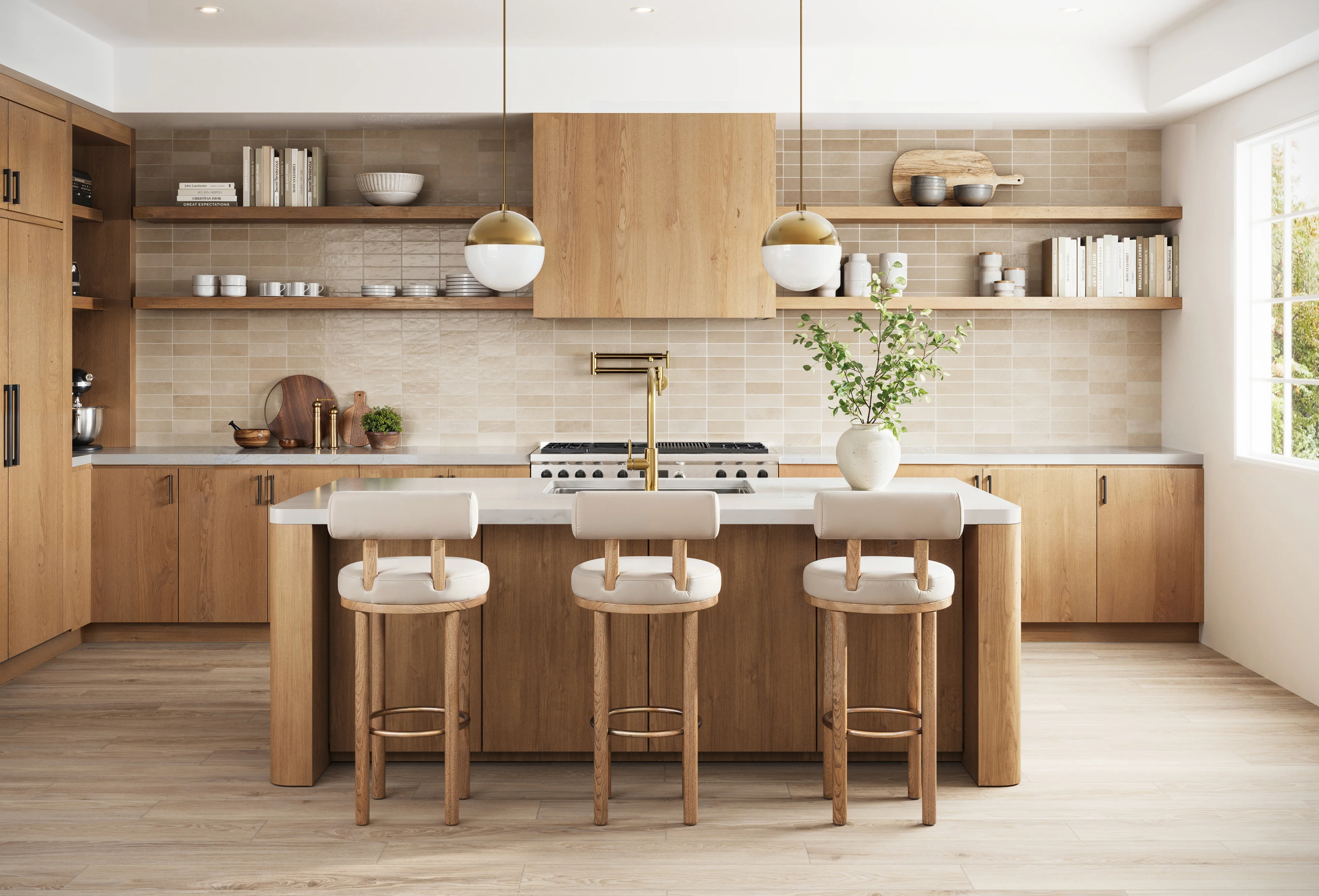 Jameson 8x48 Matte Porcelain Tile in Latte - Image 17