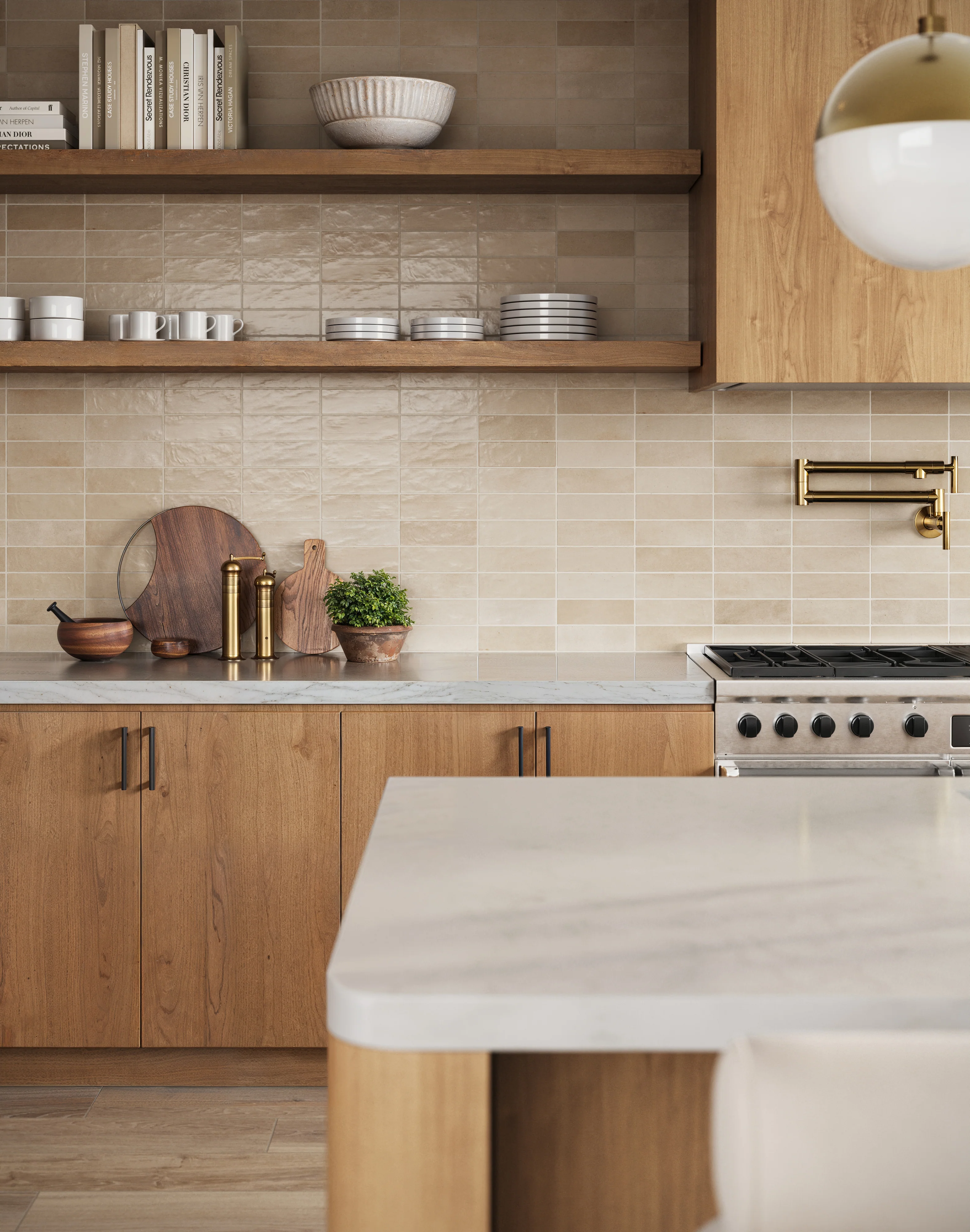 Jameson 8x48 Matte Porcelain Tile in Latte - Image 19