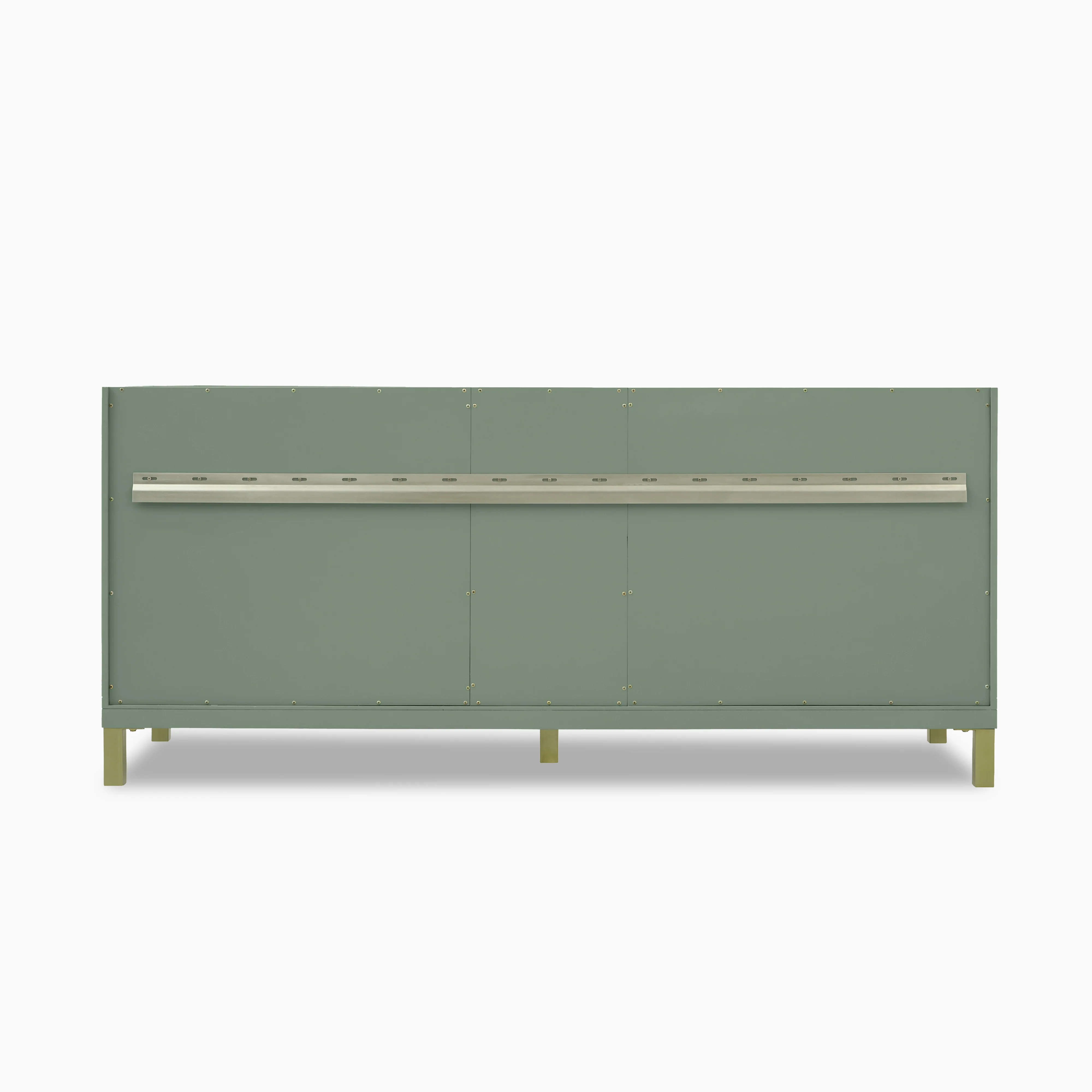 Janelle 72" Double Vanity in Smokey Celadon with 3 cm White Zeus Silestone Top - Image 3
