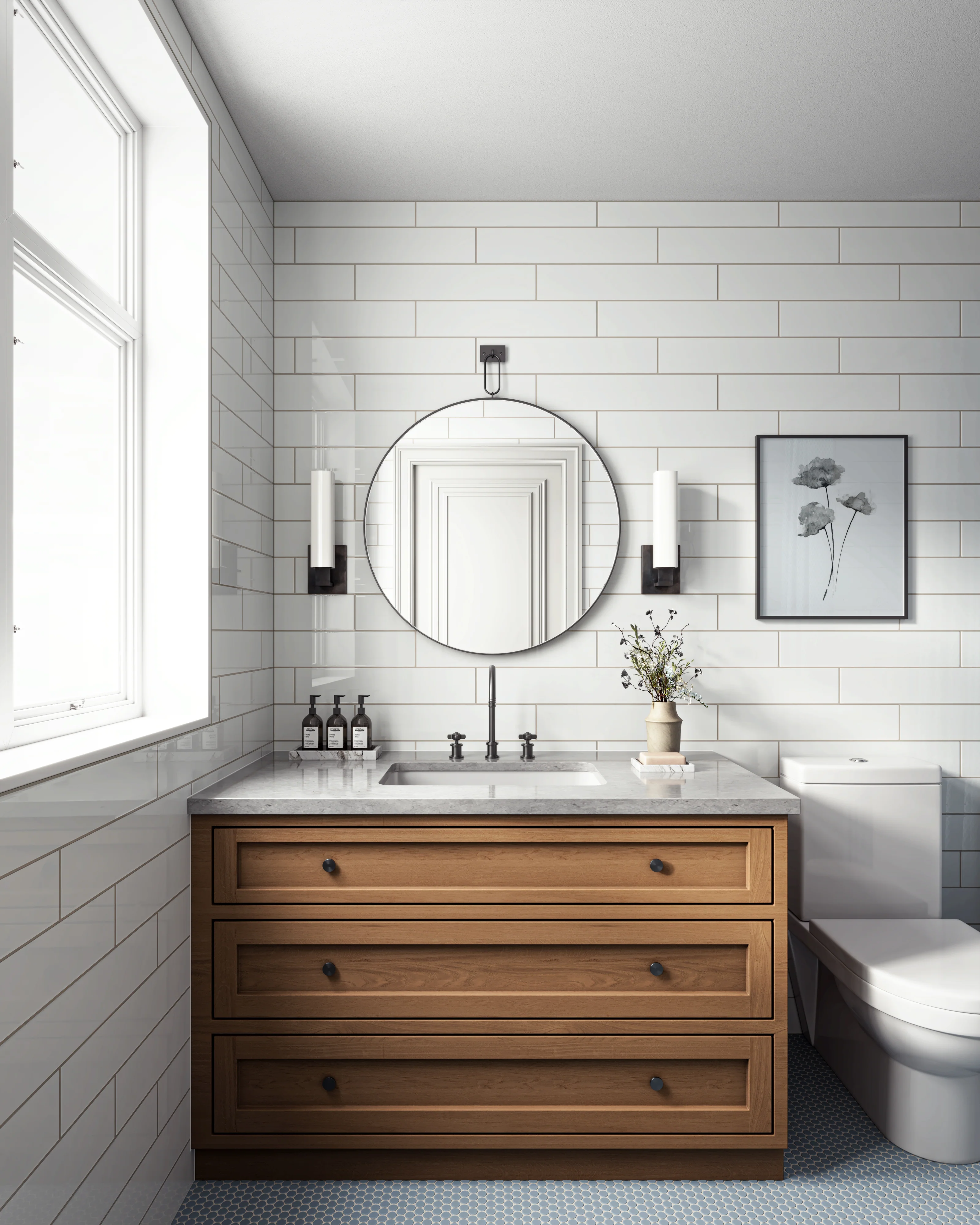 Jaxson 4x21 Glossy Ceramic Tile in White - Image 11