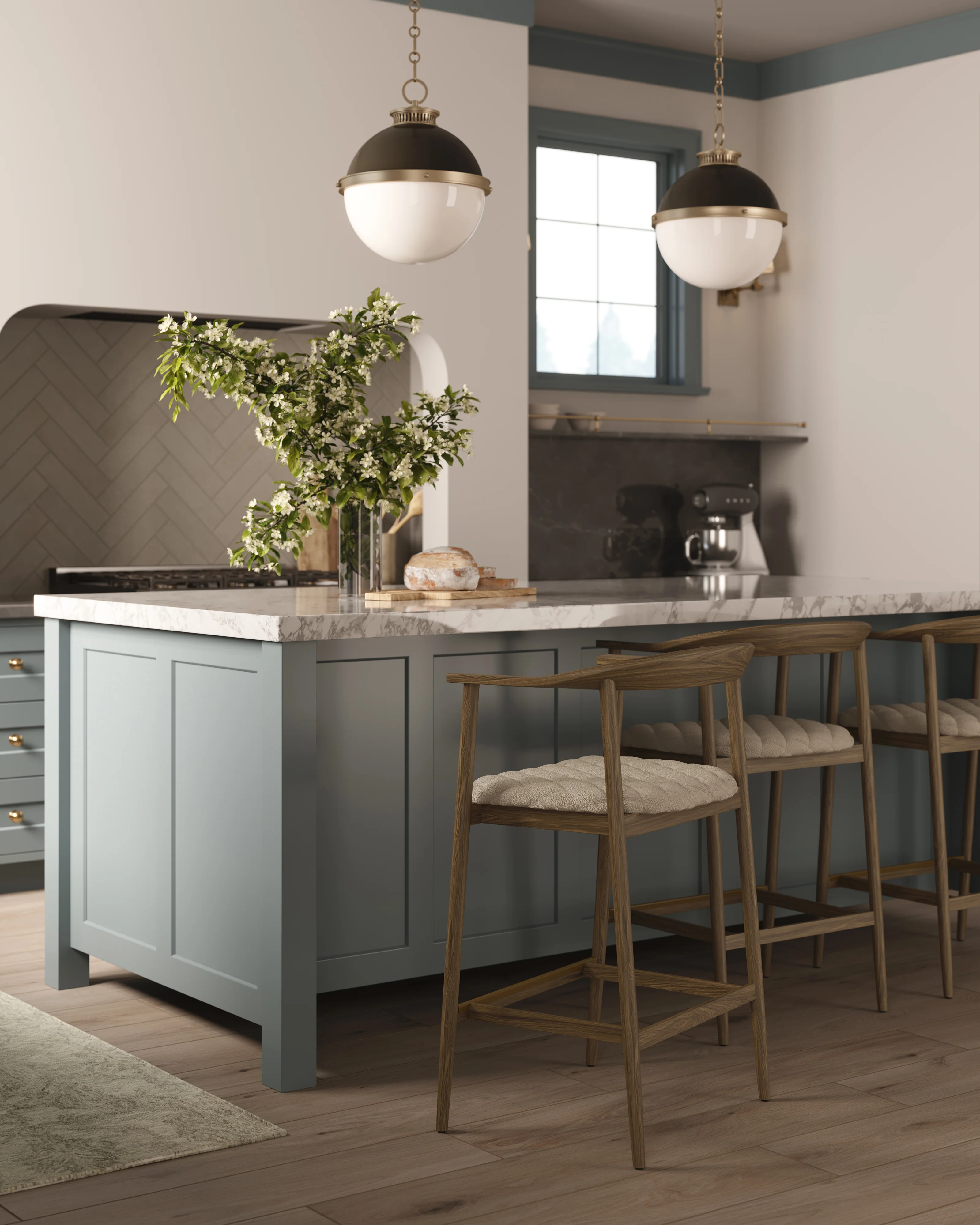 Joel Counter Stool in Dove Cream - Image 9