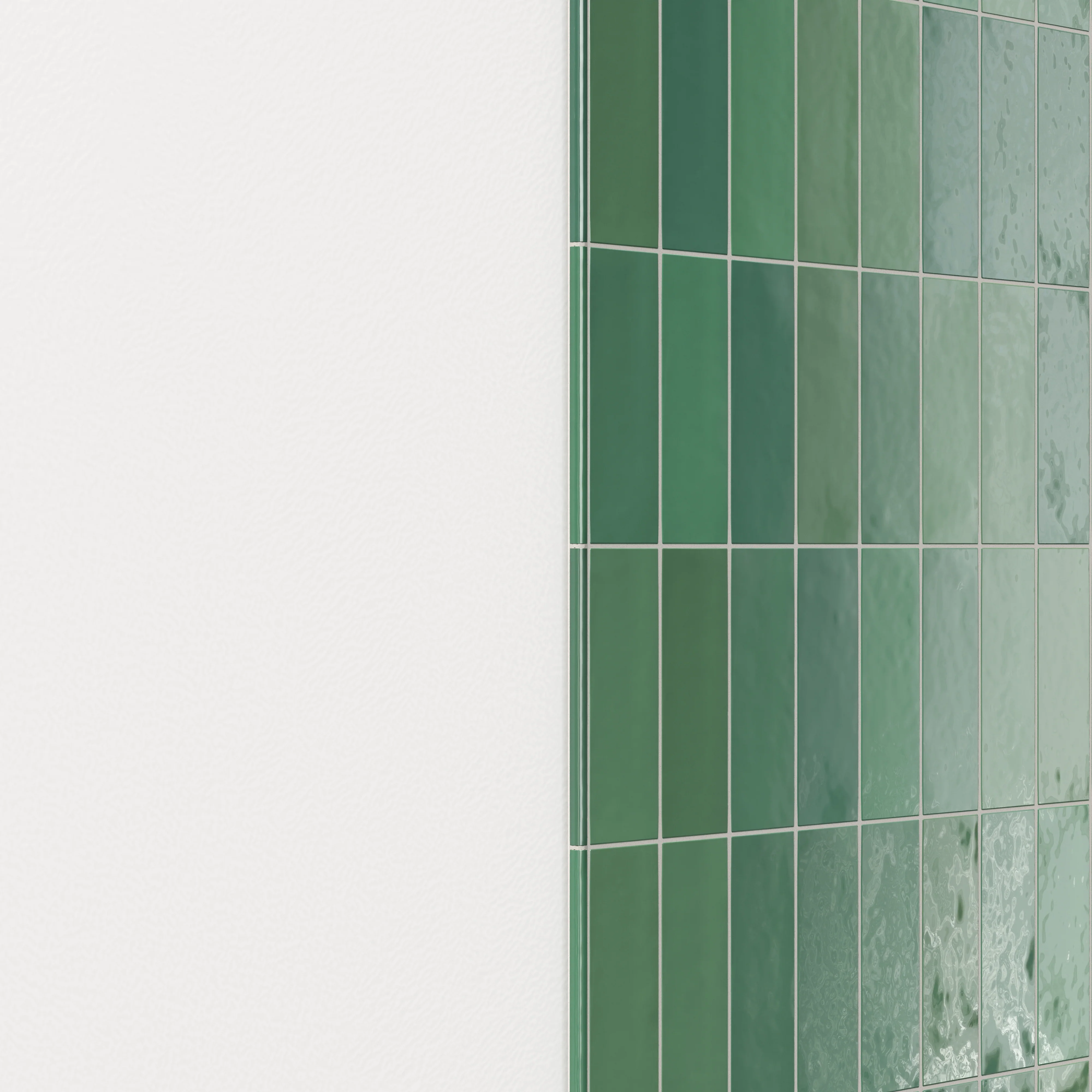 Jojo 0.43x6 Trim Glossy Porcelain Tile in Forest - Image 3