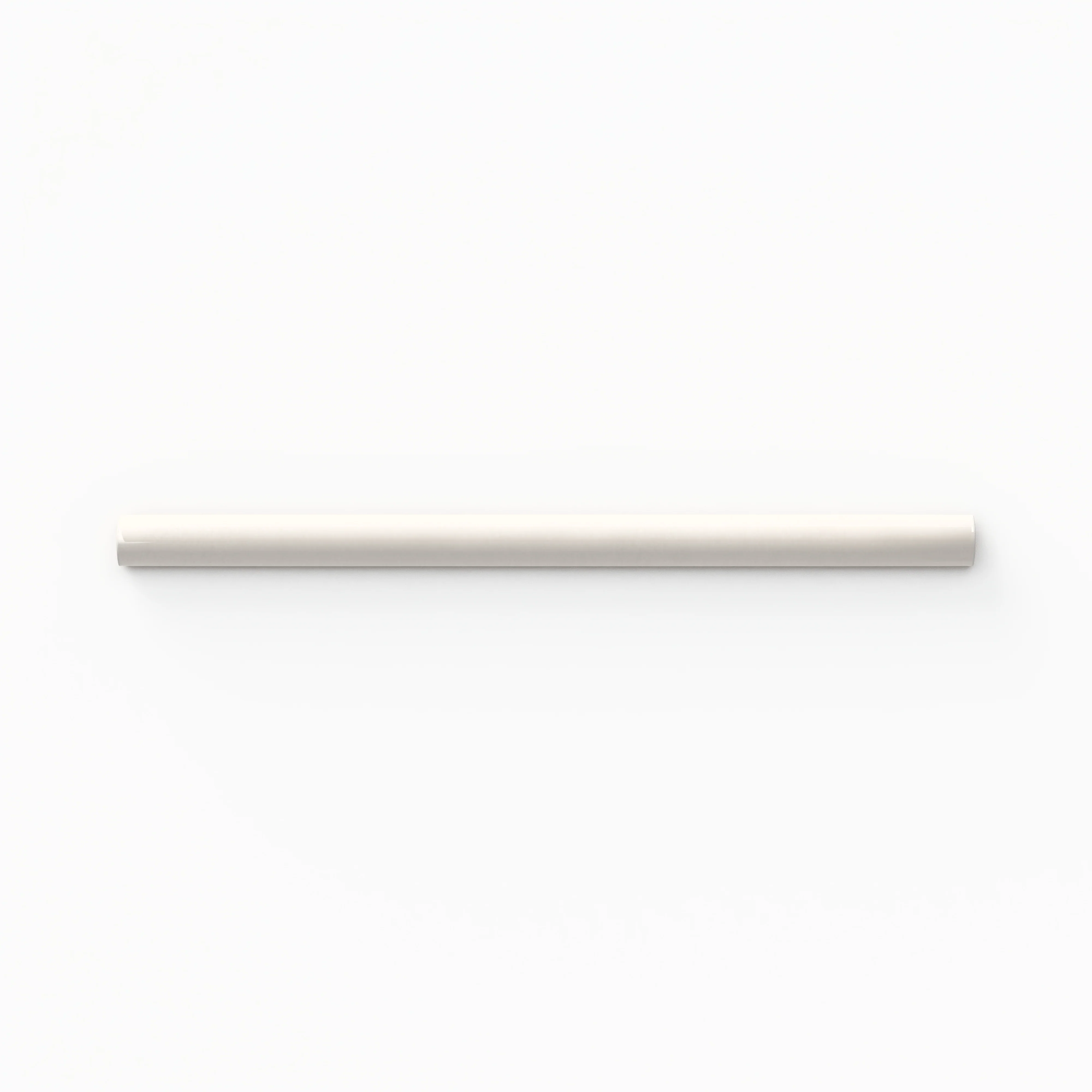 Jojo 0.43x6.3 Trim Glossy Porcelain Tile in Ivory