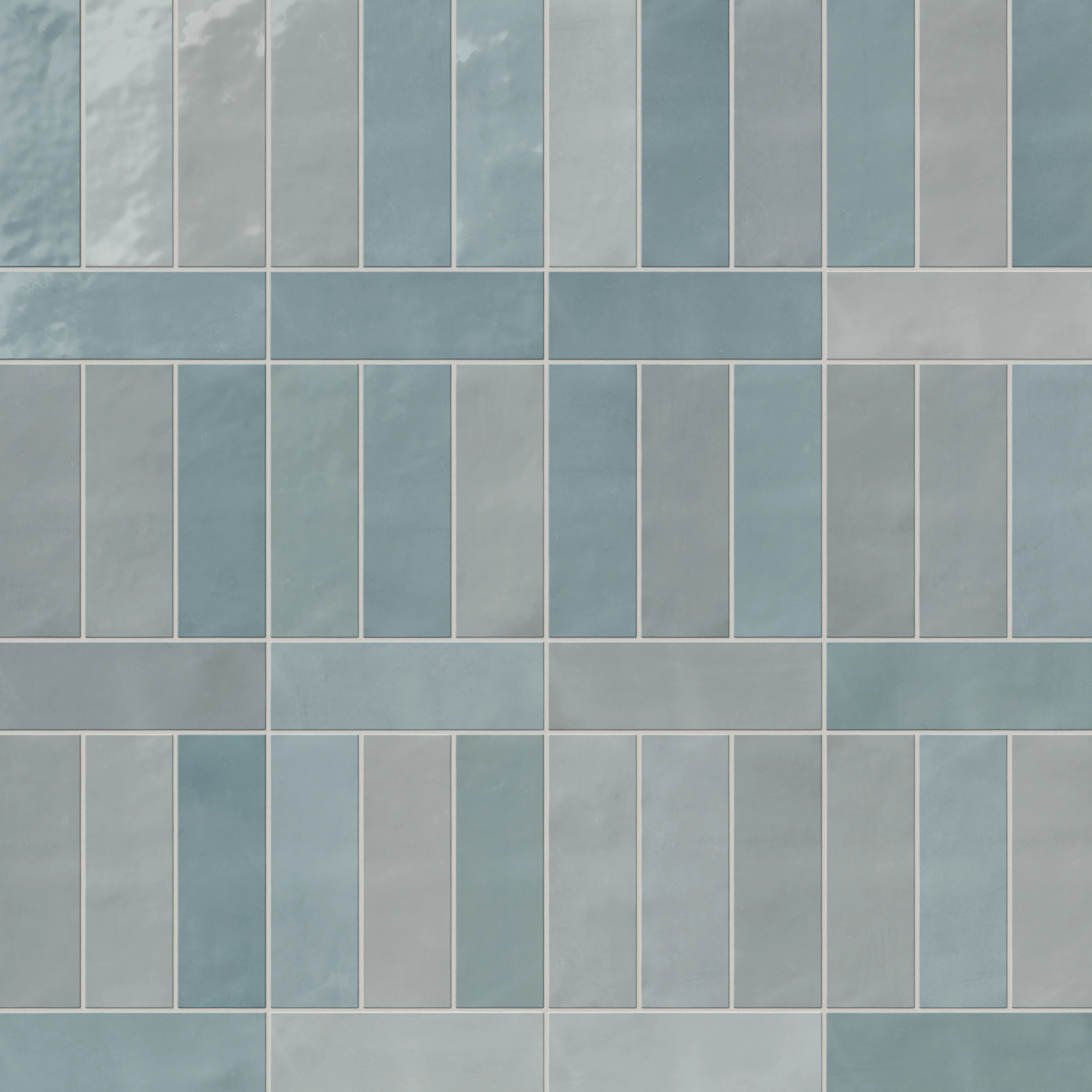 Jojo 2x6 Glossy Ceramic Tile in Aqua - Image 6