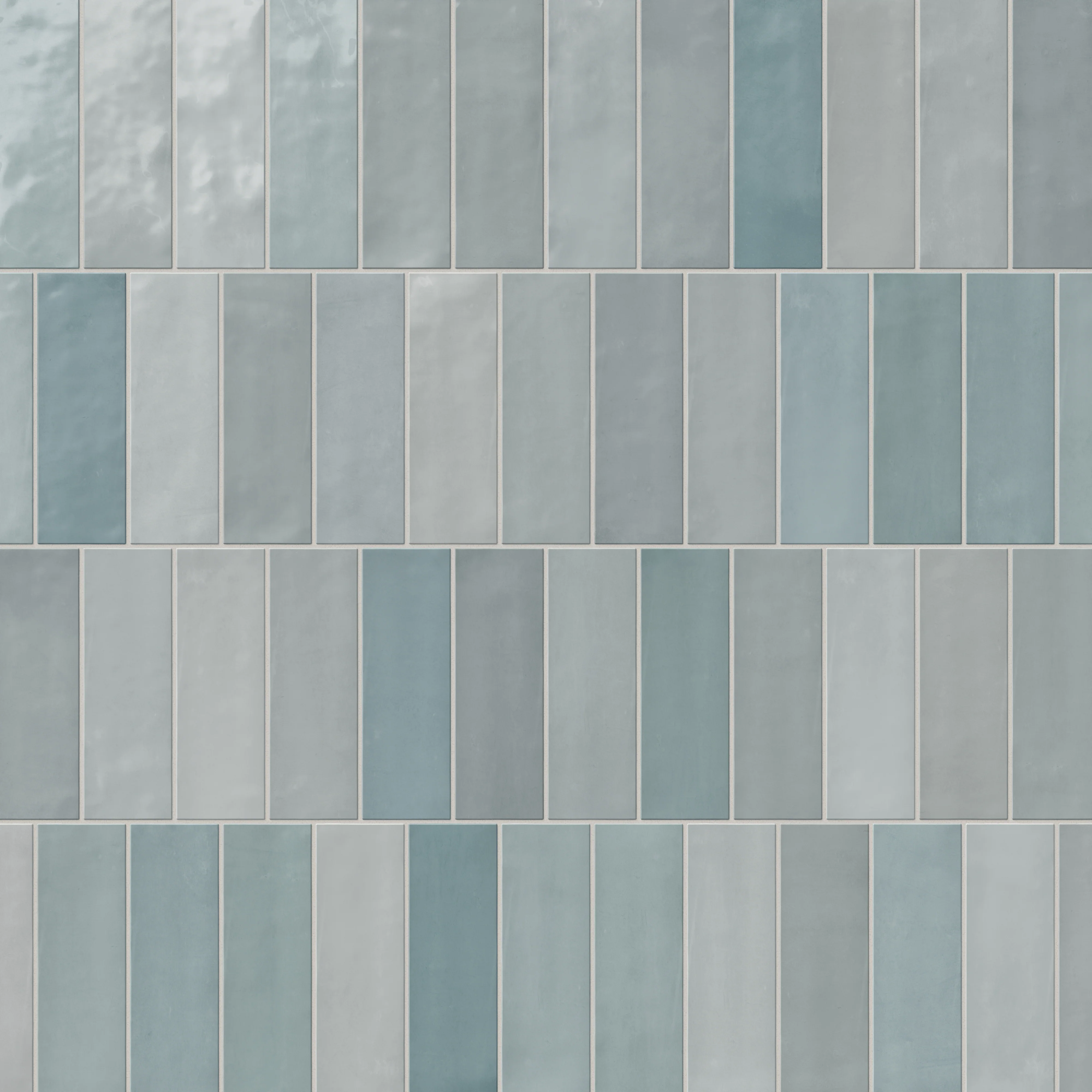 Jojo 2x6 Glossy Ceramic Tile in Aqua - Image 7