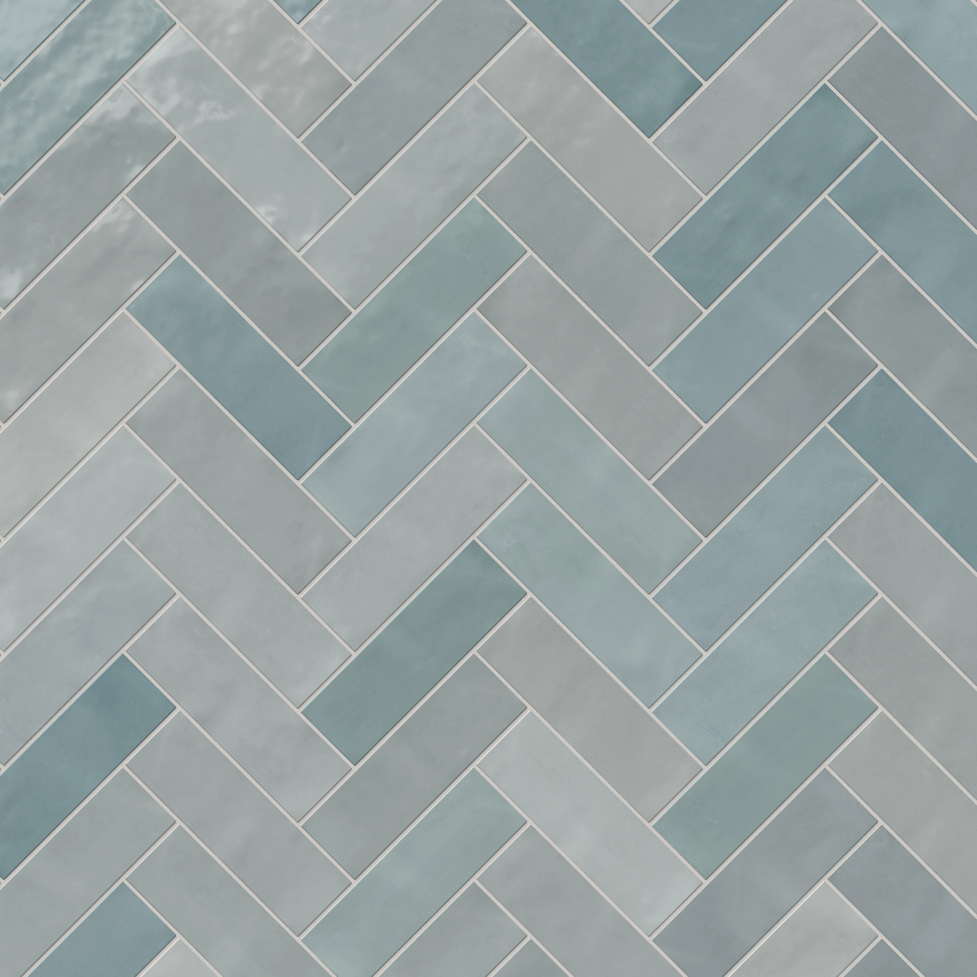 Jojo 2x6 Glossy Ceramic Tile in Aqua - Image 9