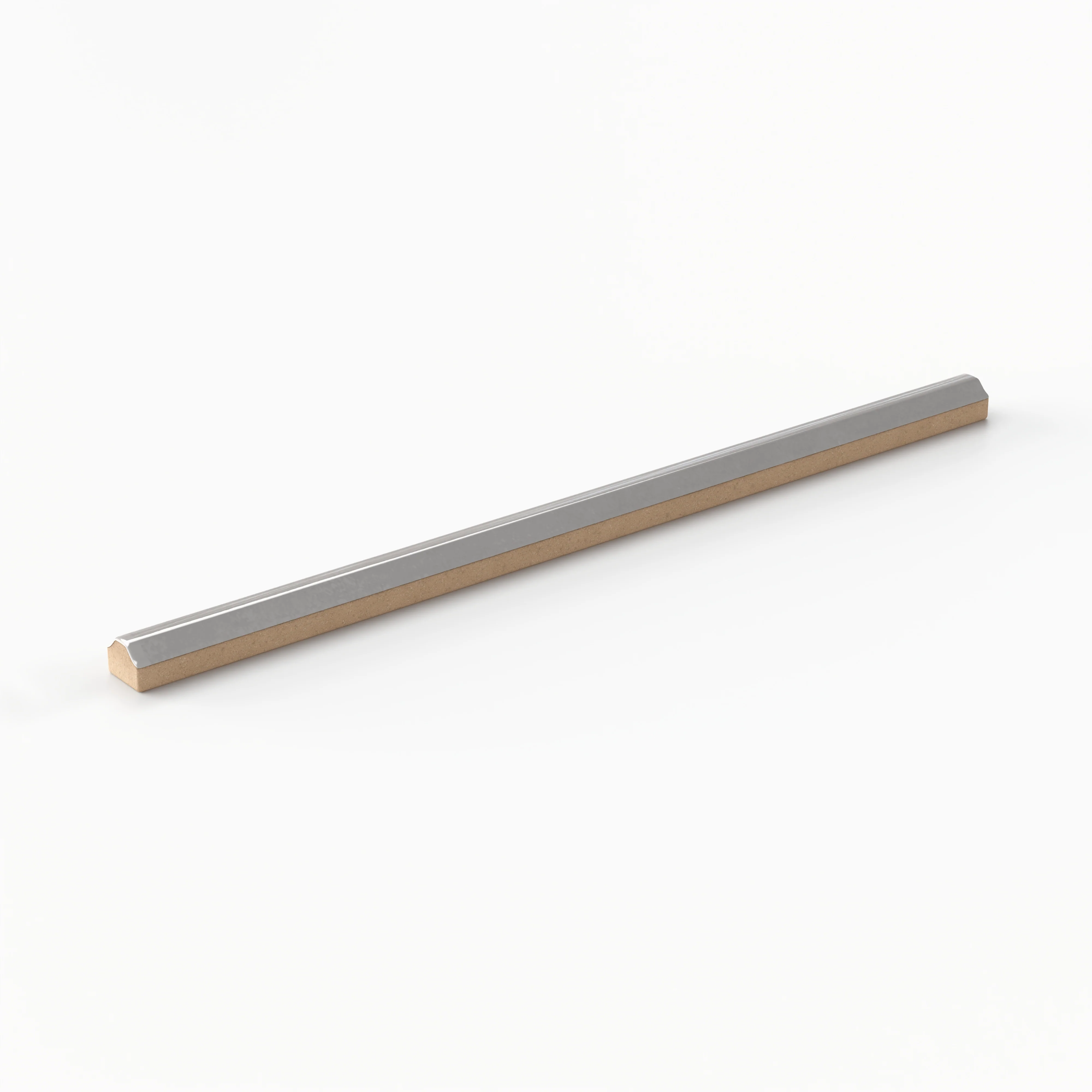 Josie 0.5x10 Pencil Glossy Ceramic Tile in Tender Gray - Image 2