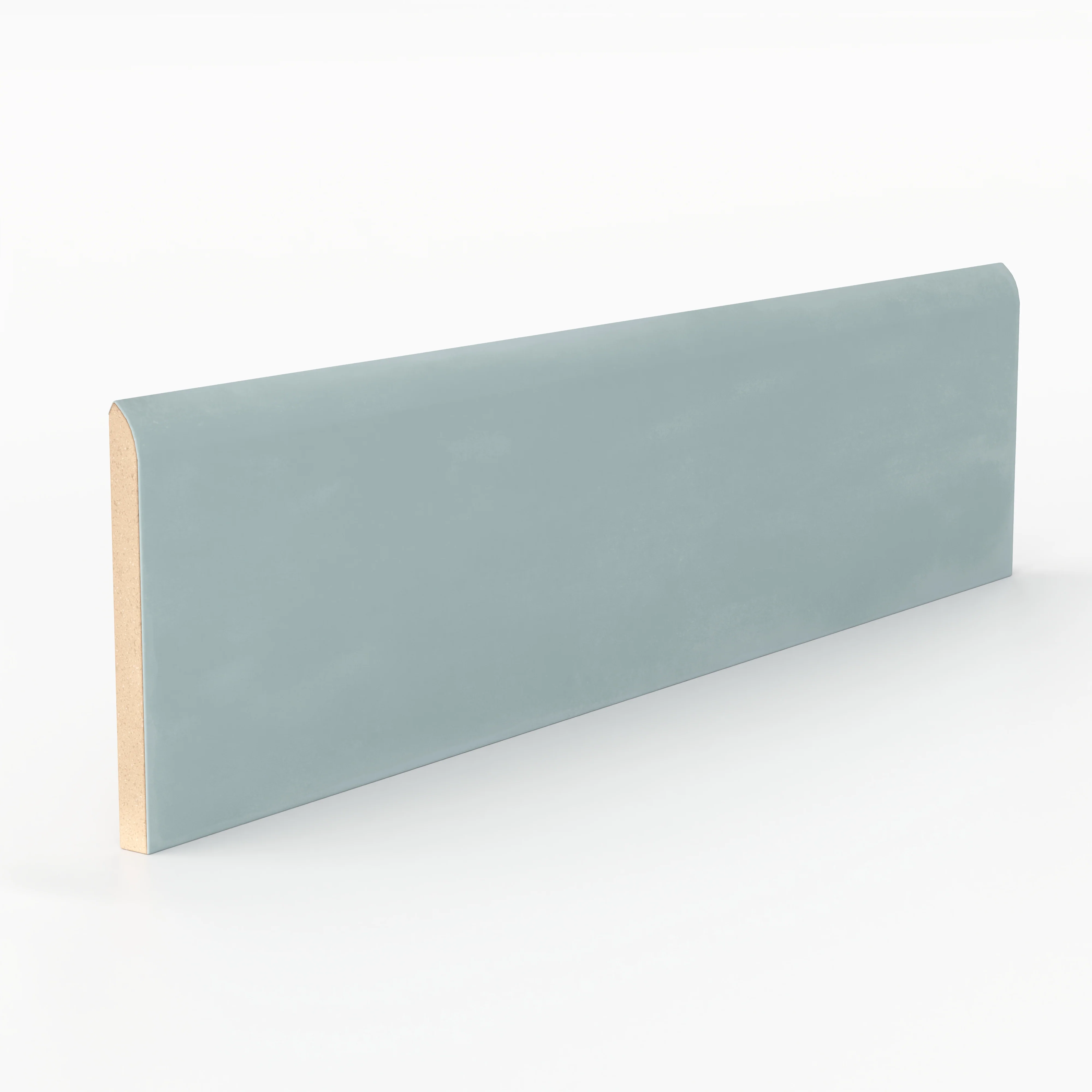 Josie 3x10 Bullnose Matte Ceramic Tile in Sky - Image 2