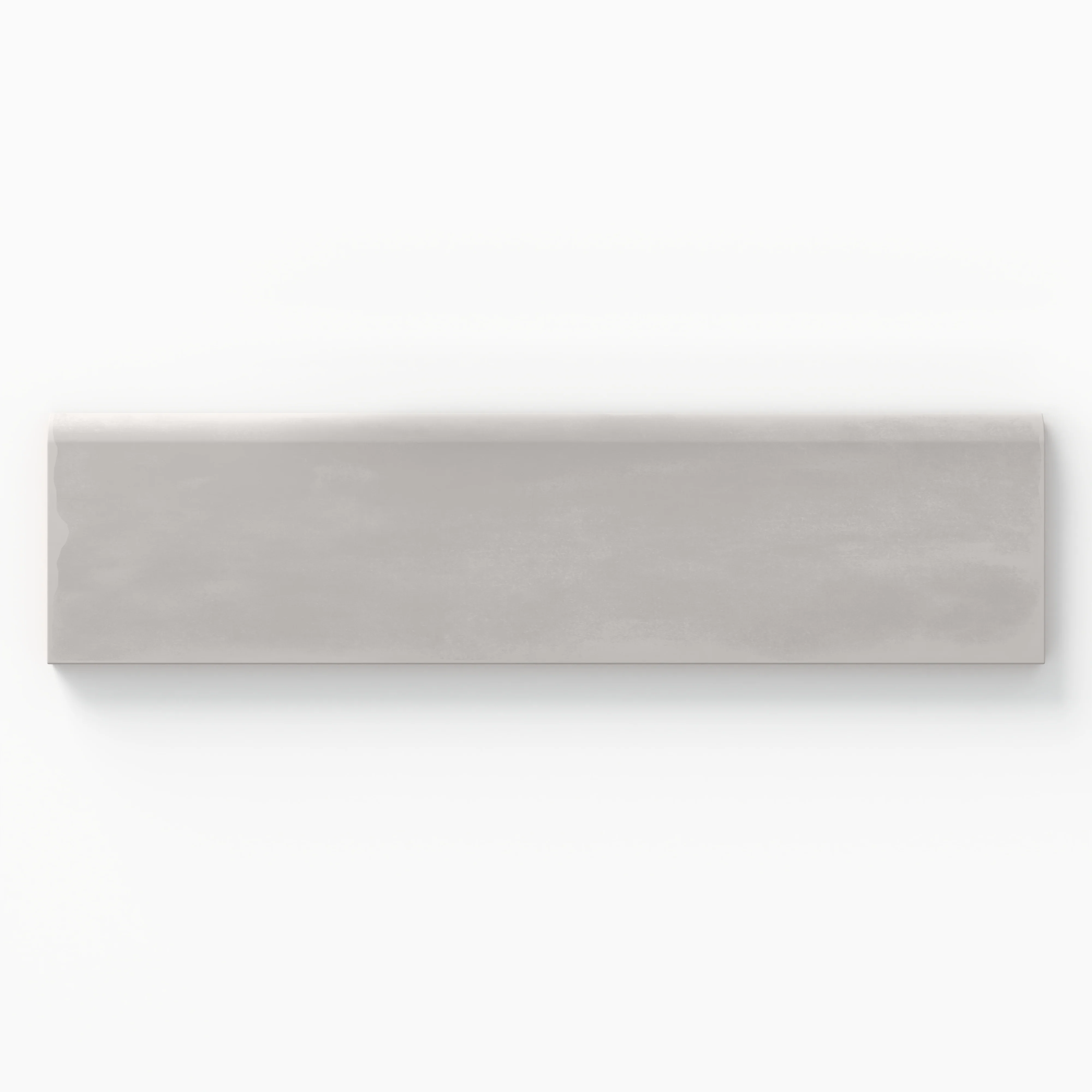 Josie 3x10 Bullnose Matte Ceramic Tile in Tender Gray
