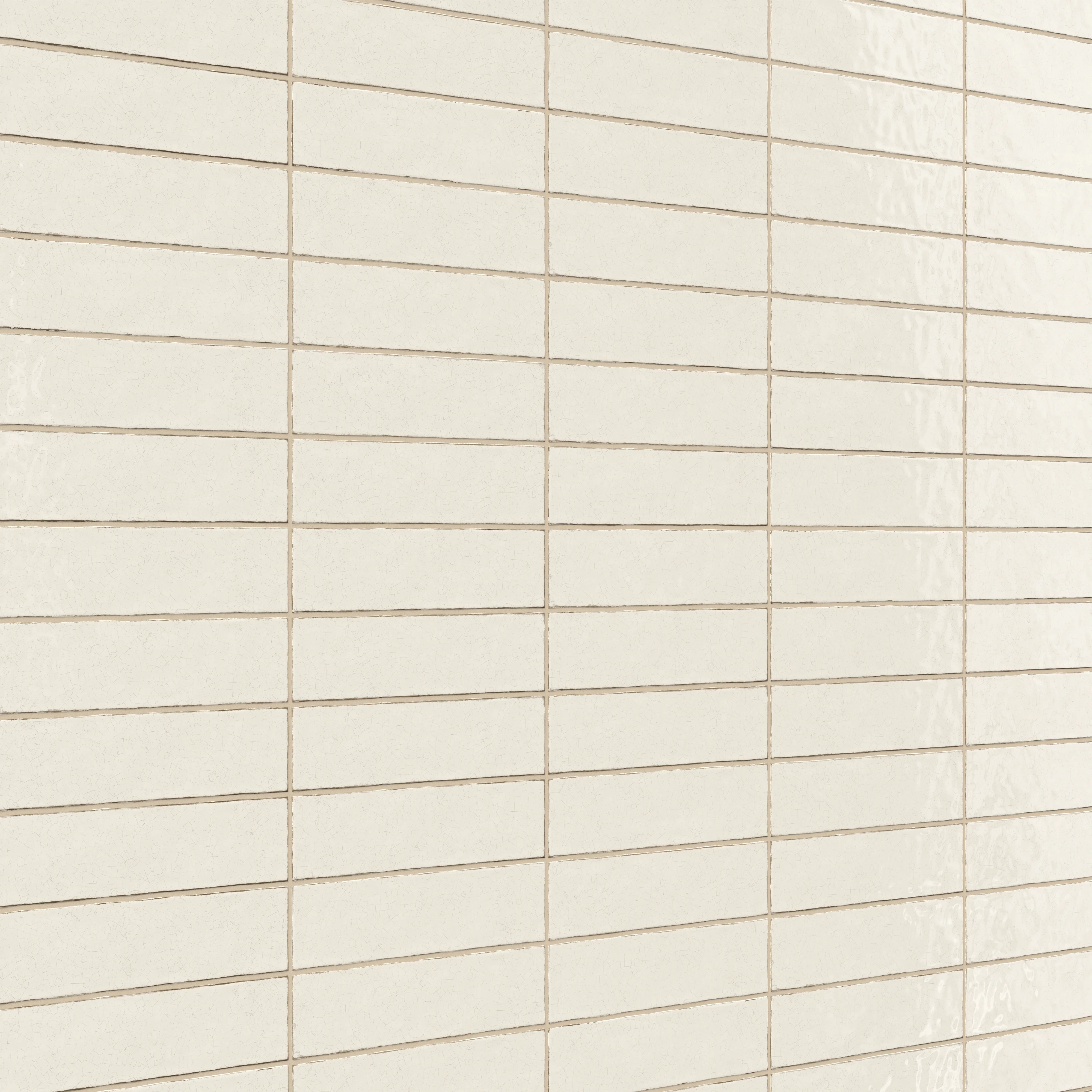 Josie 3x12 Crackled Ceramic Tile in Cream - Image 5