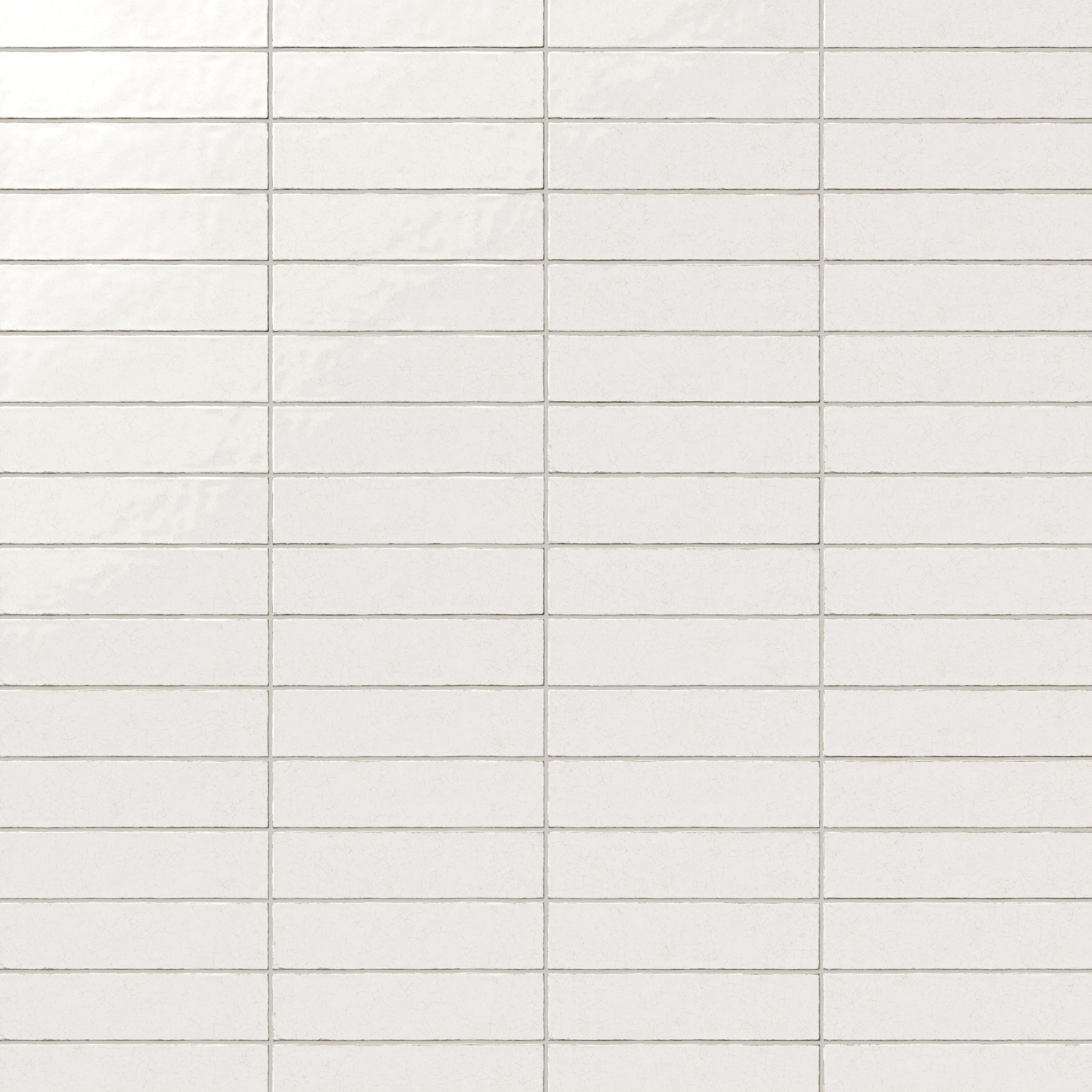 Josie 3x12 Crackled Ceramic Tile in Pearl - Image 6