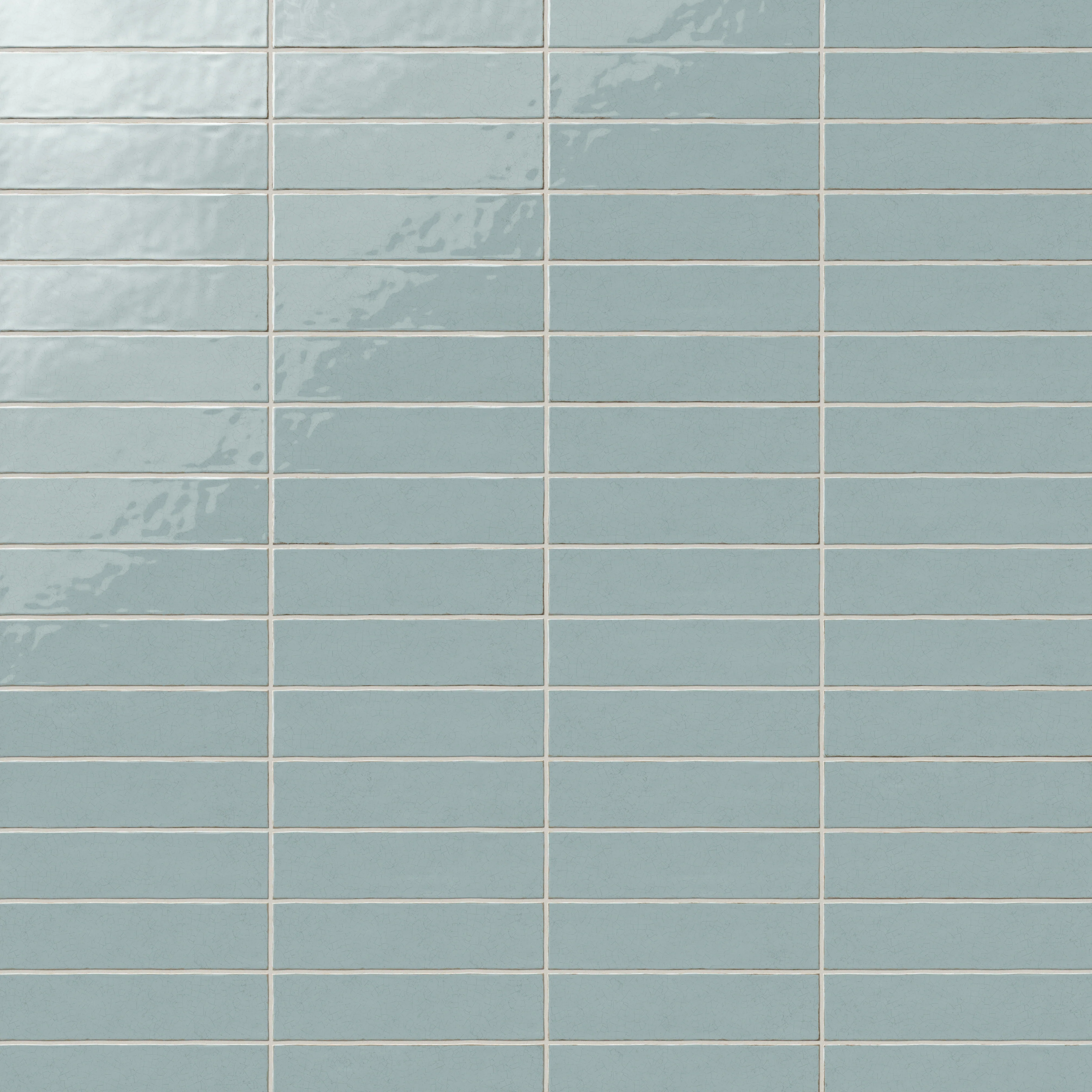 Josie 3x12 Crackled Ceramic Tile in Sky - Image 5