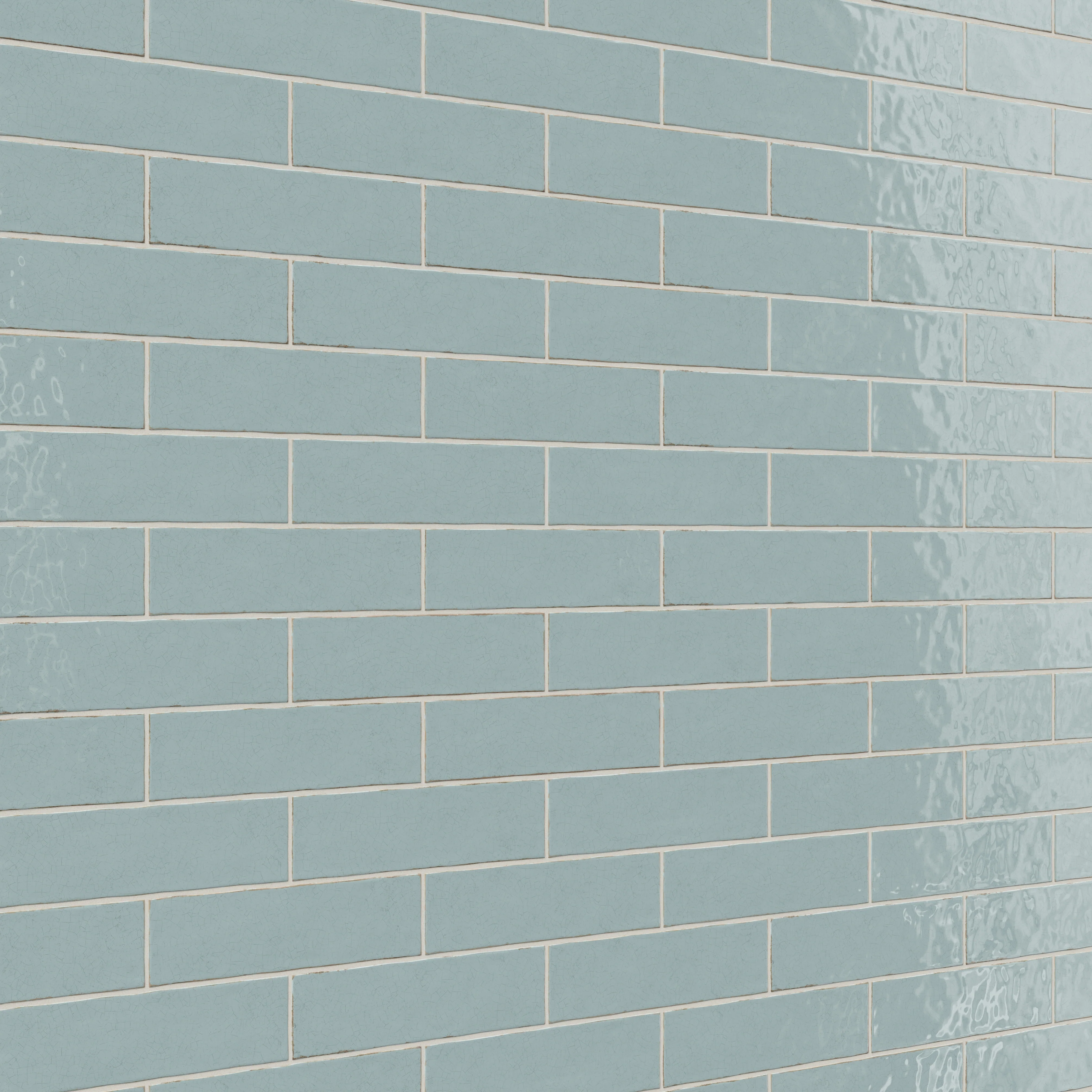 Josie 3x12 Crackled Ceramic Tile in Sky - Image 7