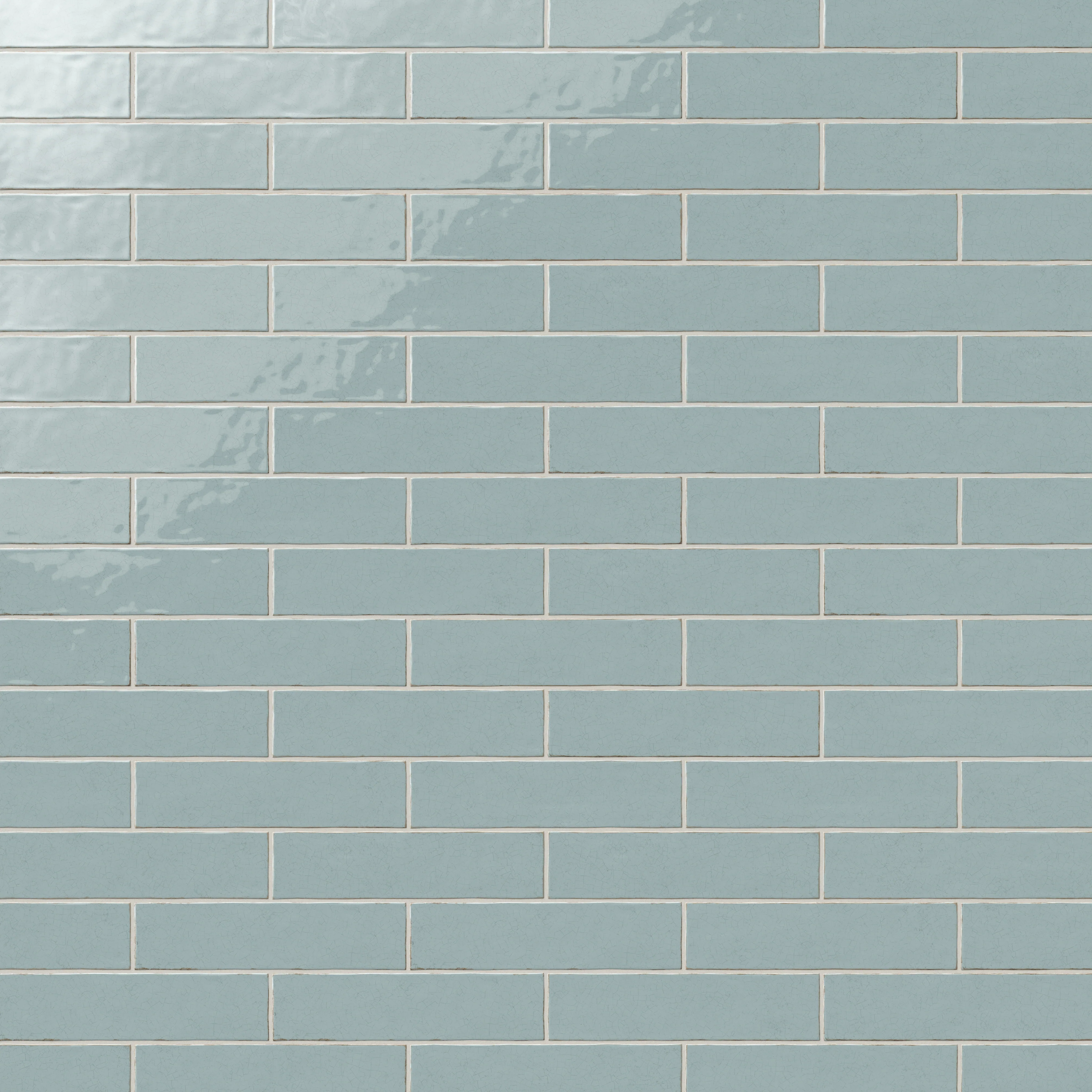 Josie 3x12 Crackled Ceramic Tile in Sky - Image 8