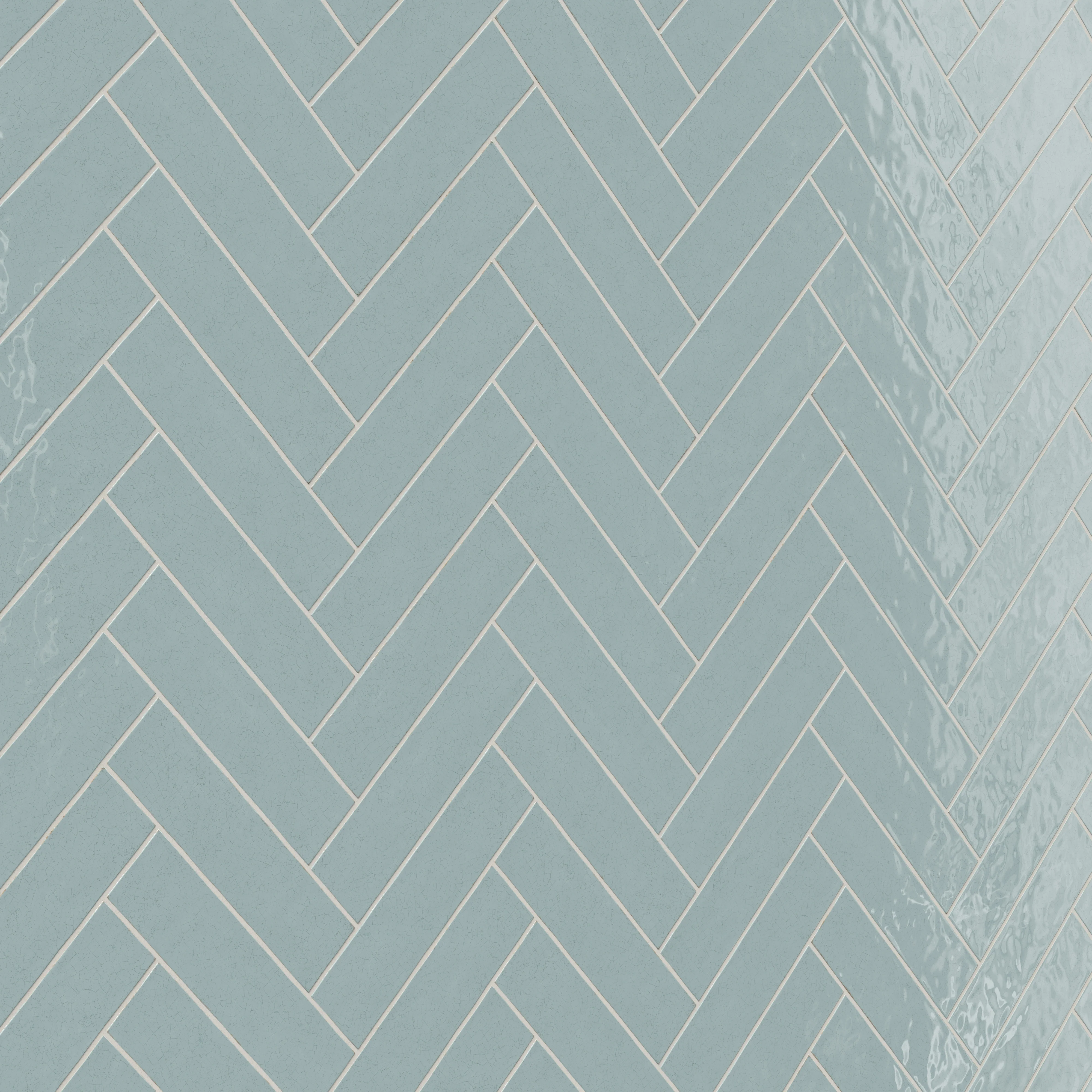 Josie 3x12 Crackled Ceramic Tile in Sky - Image 9