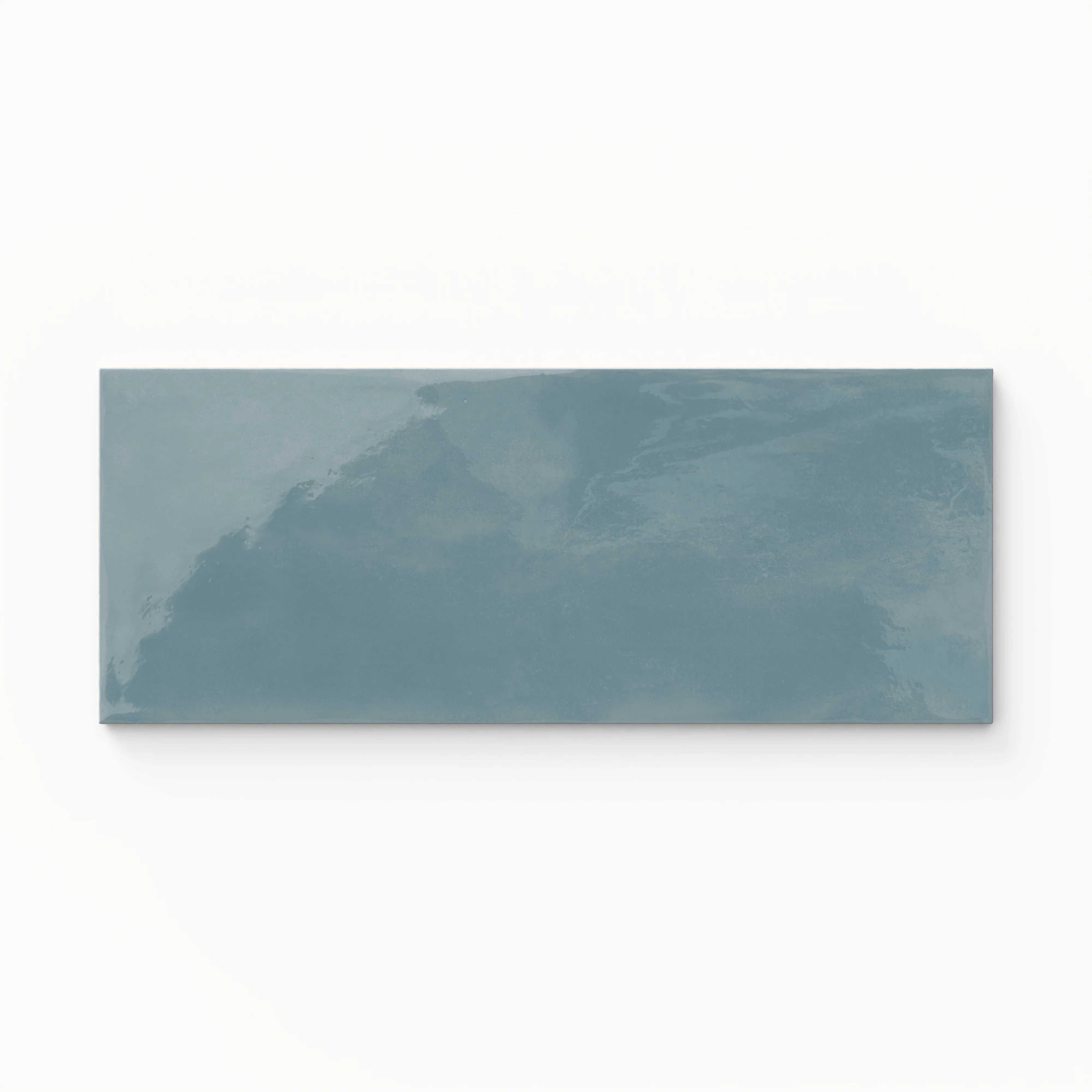 Josie 4x10 Glossy Ceramic Tile in Ocean - Image 2