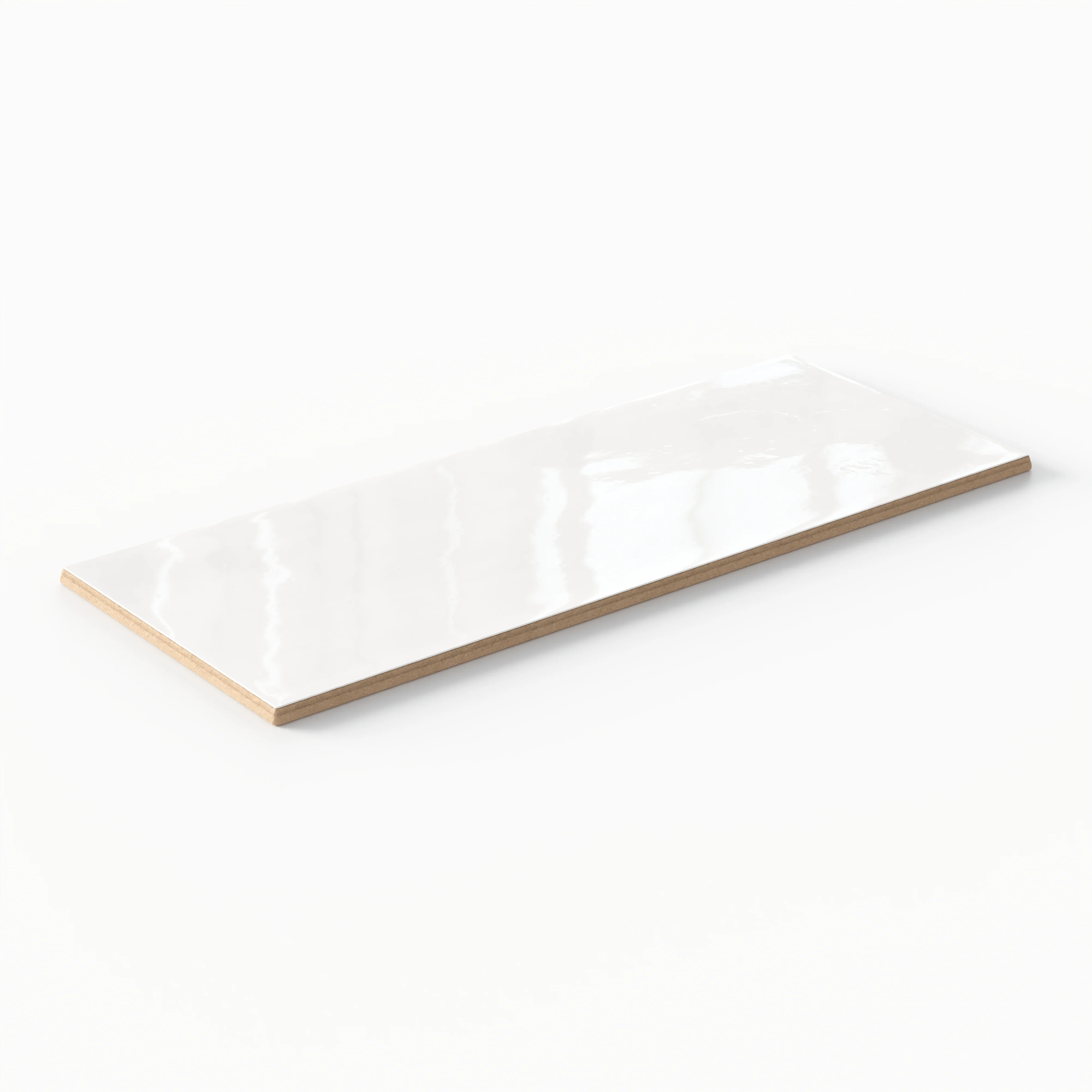 Josie 4x10 Glossy Ceramic Tile in Pearl - Image 4