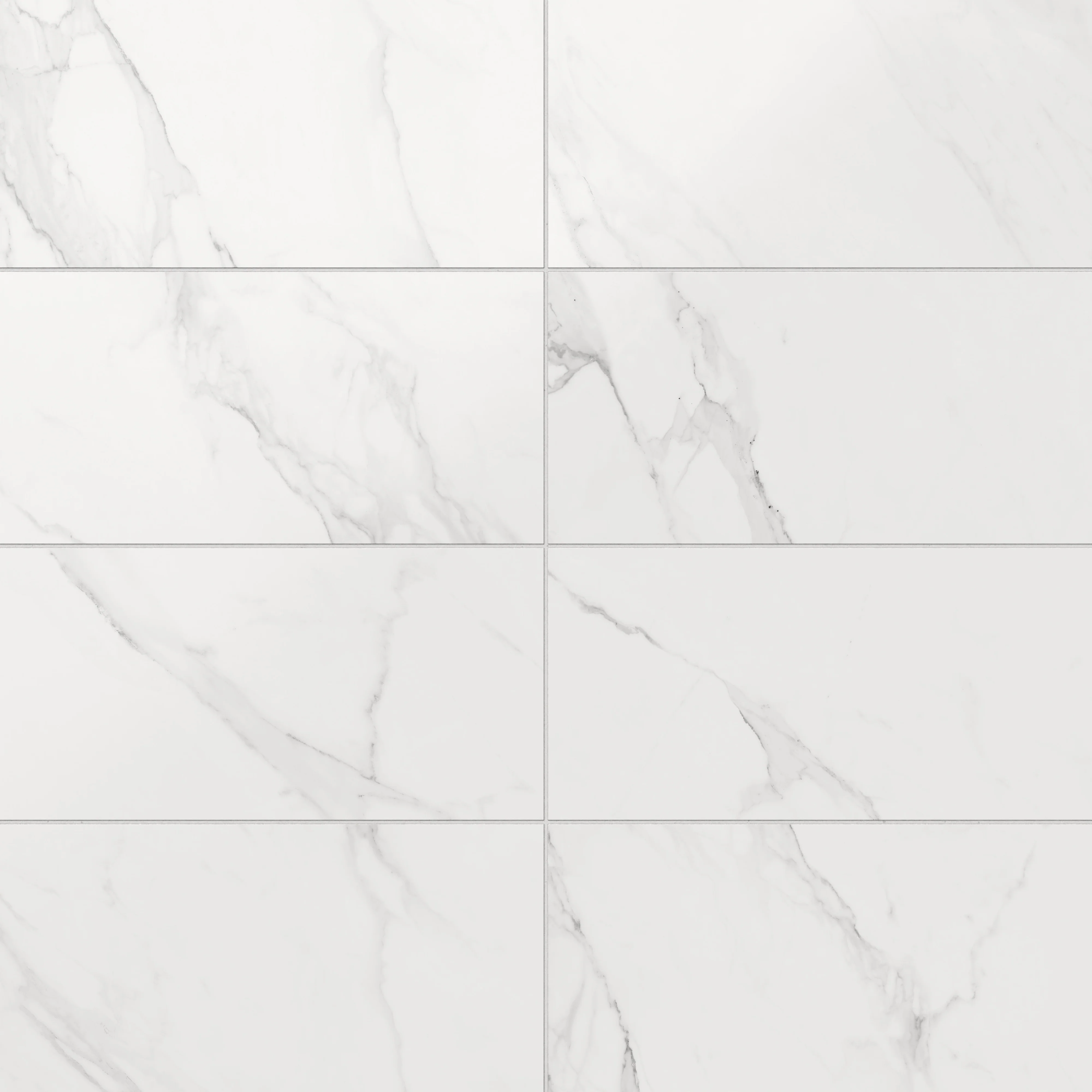 Julianna 12x24 Satin Porcelain Tile in Carrara