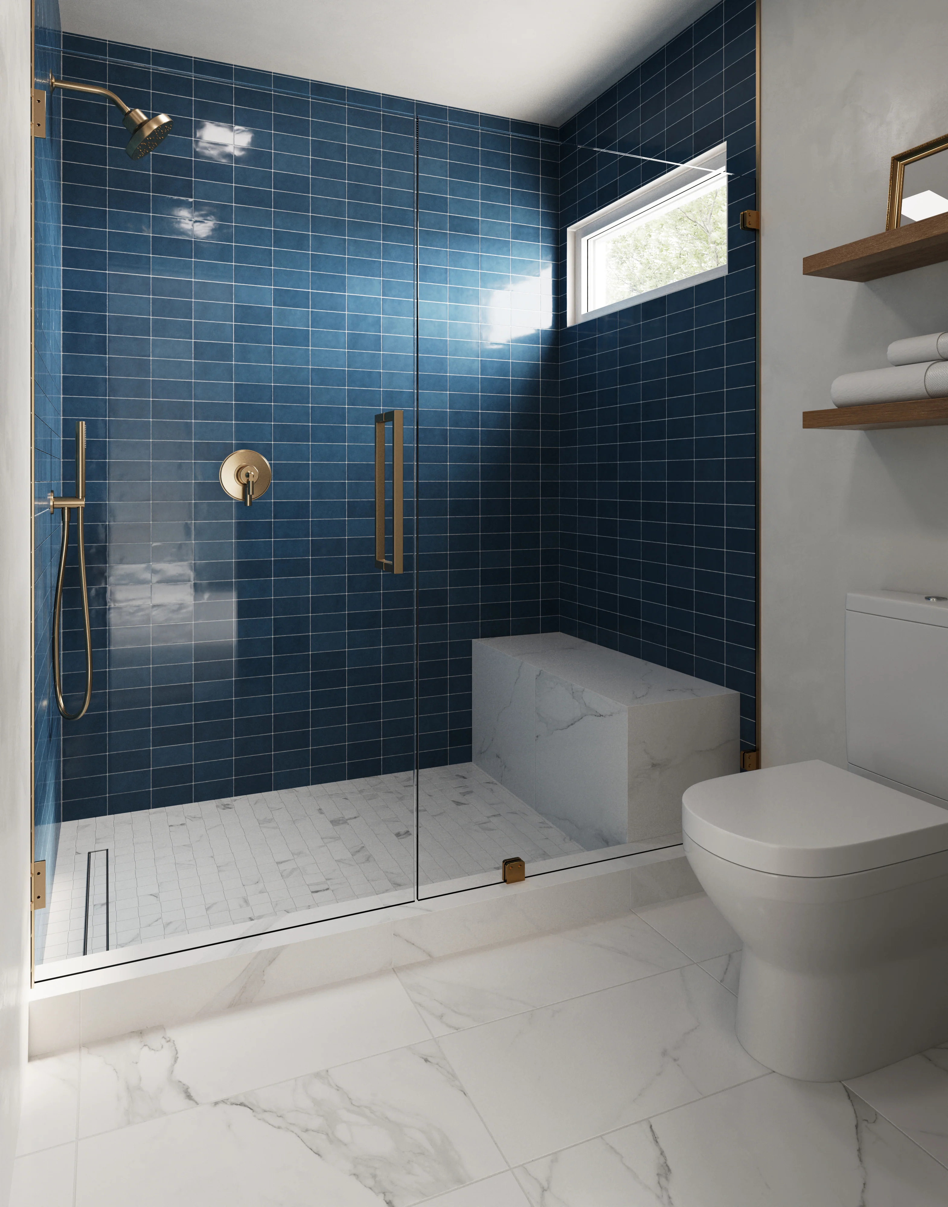 Julianna 12x24 Satin Porcelain Tile in Carrara - Image 2