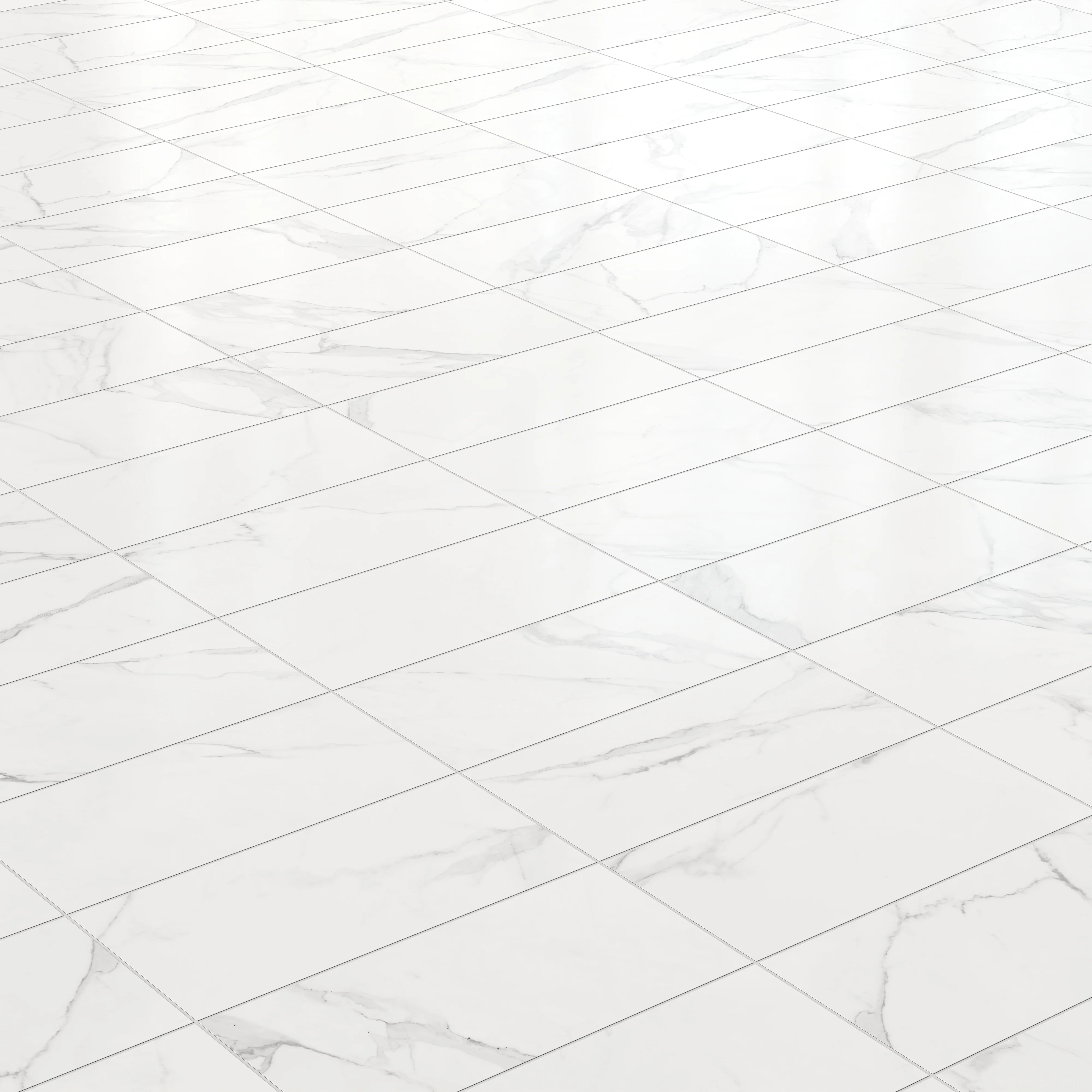 Julianna 12x24 Satin Porcelain Tile in Carrara - Image 5